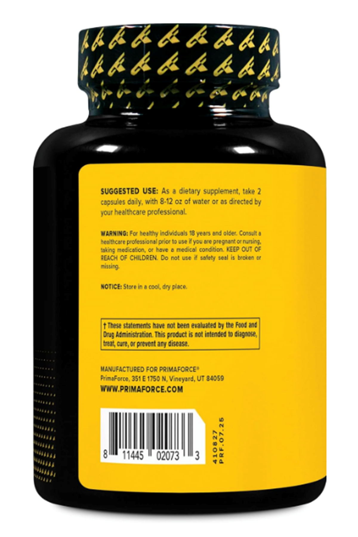 PrimaForce Yohimbine HCl, Weight Loss Supplement 2,5mg (270 Capsules).Abd Menşei 50.