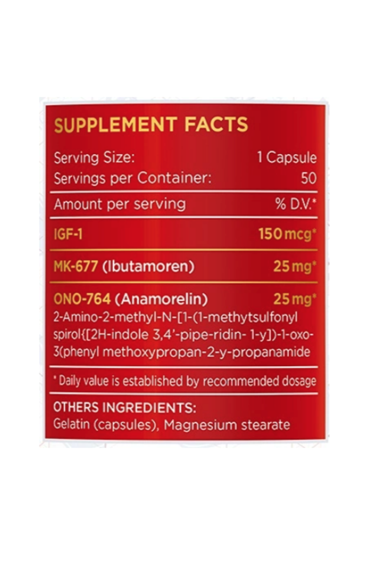 Swiss Pharmaceuticals HGH-1 50 capsul.