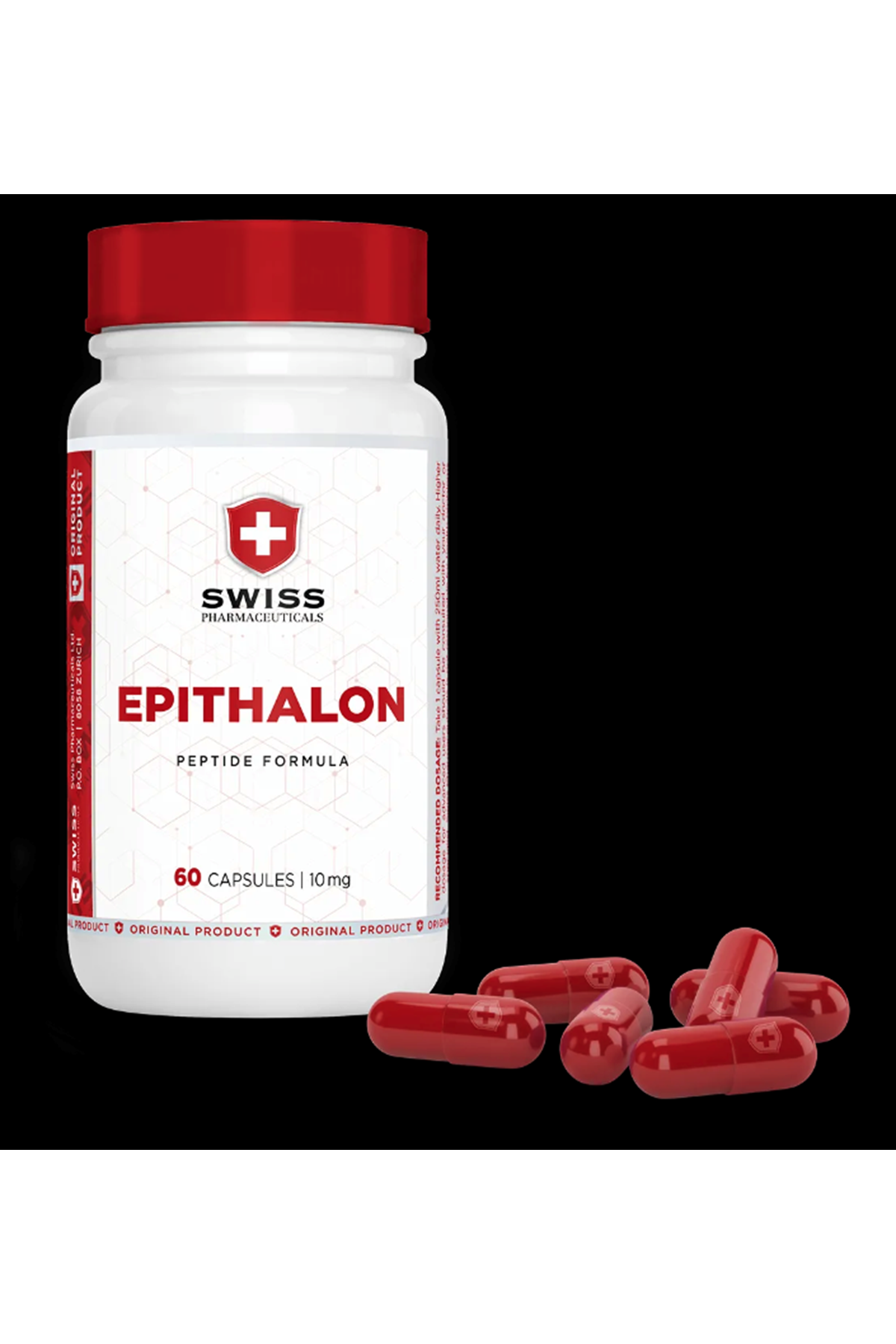 Swiss Pharmaceuticals Epithalon 10mg  60 capsul.
