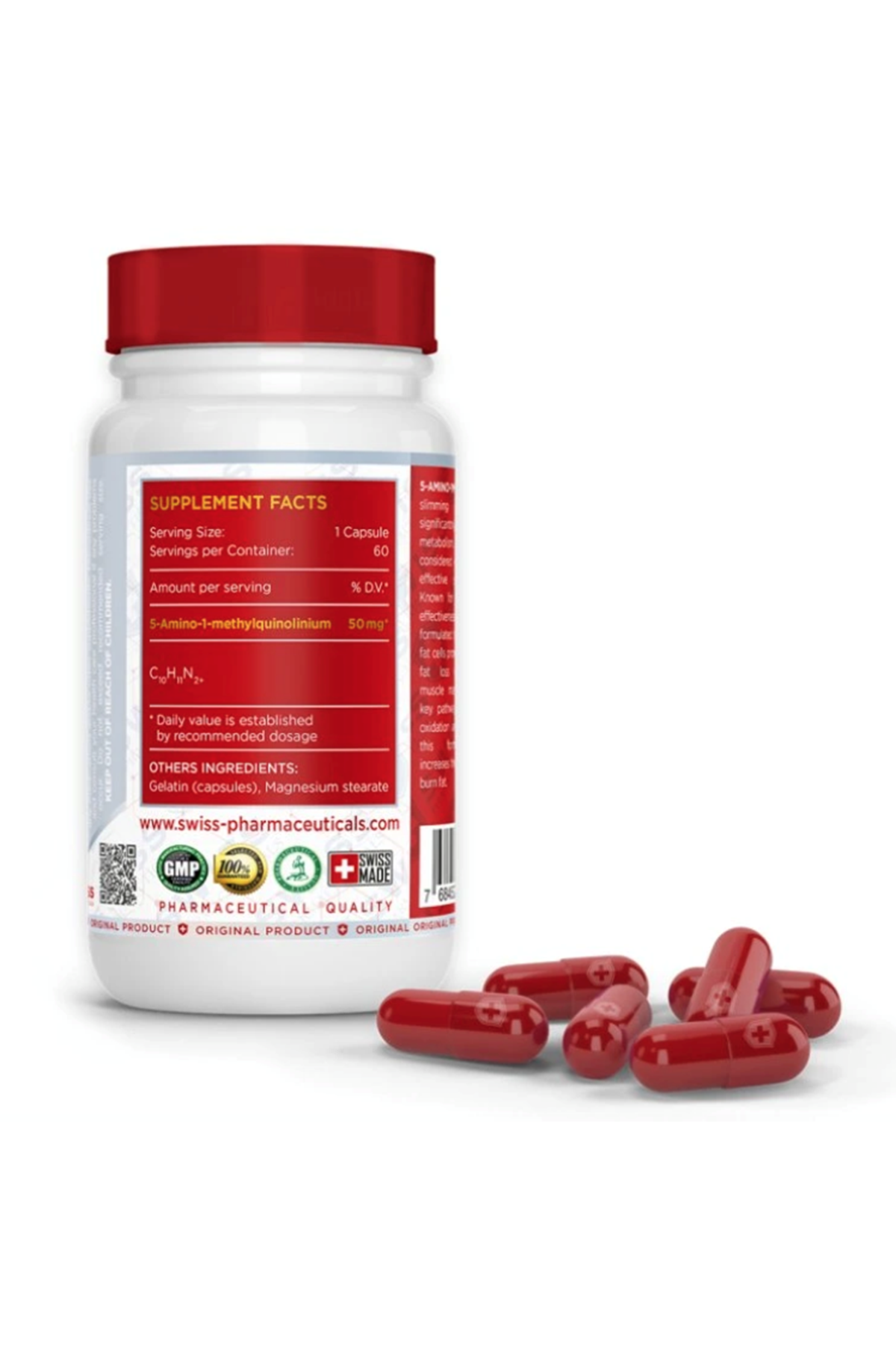 Swiss Pharmaceuticals 5-Amino-1MQ 60 Capsul.