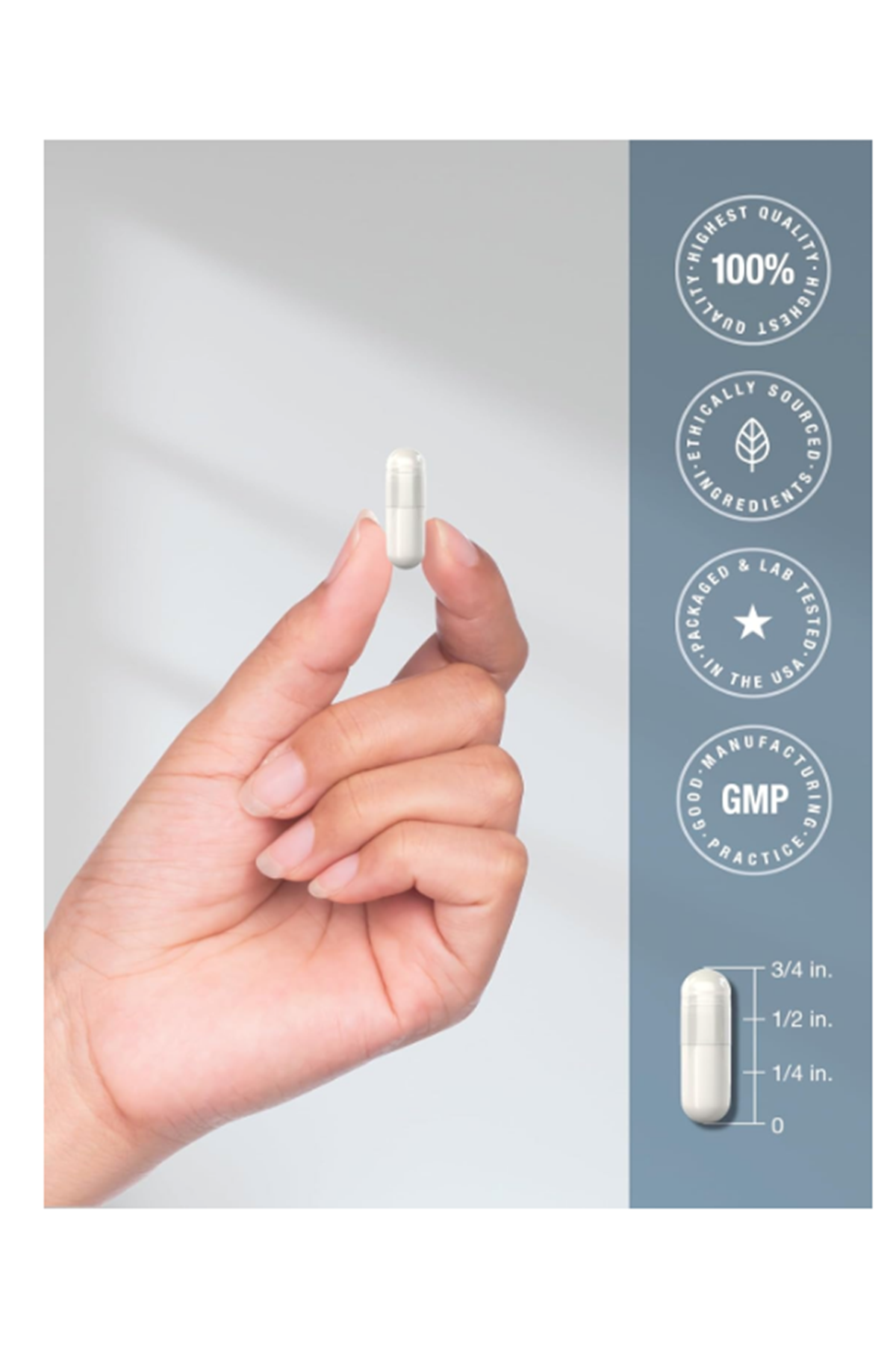 Horbaach Molybdenum  500mcg  Quick release 200 capsules  Amino Acid Chelate.