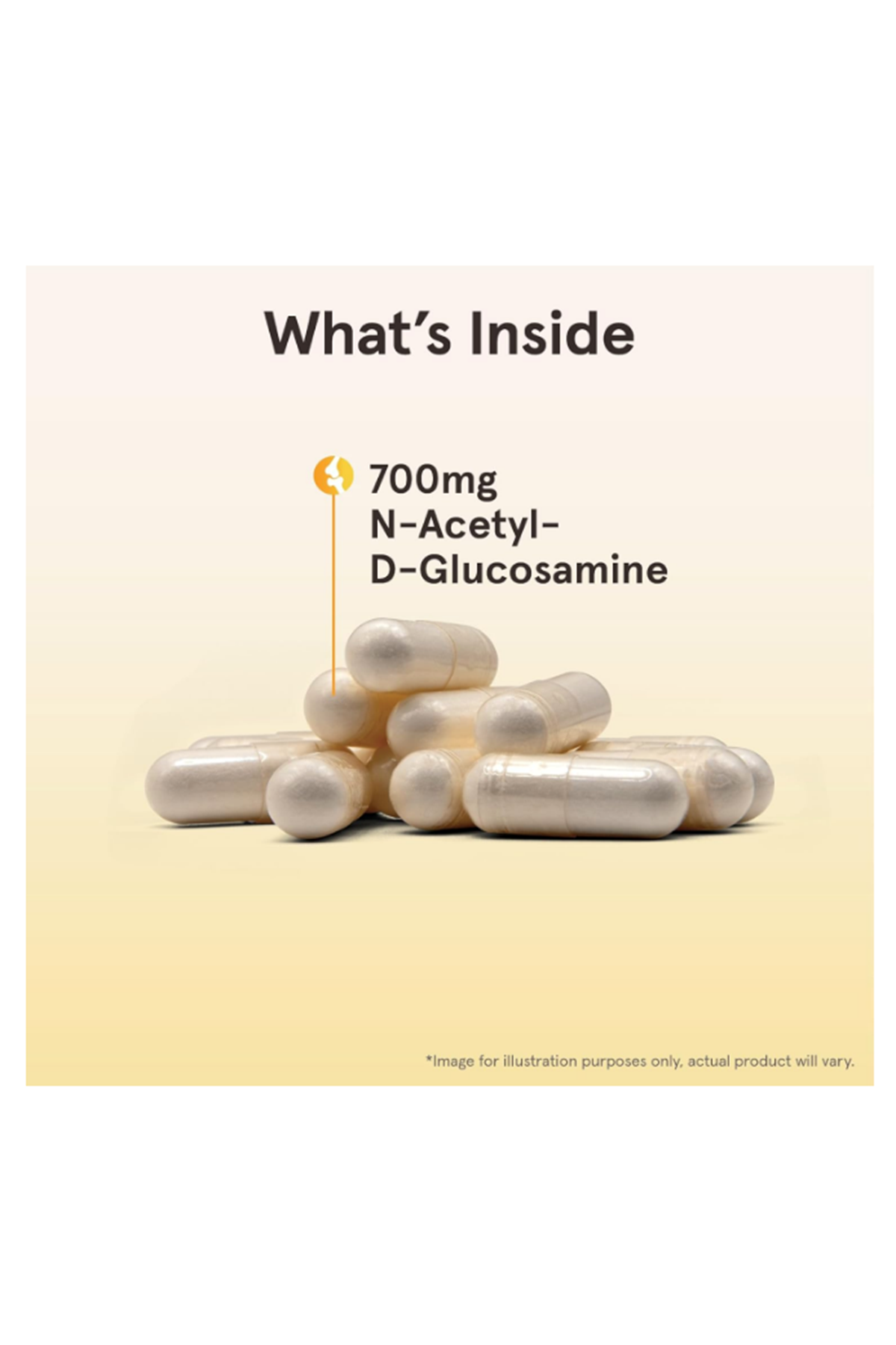 Jarrow Formulas® N-A-G 700mg N-Acetyl Glucosamine, Acetylated Form of Glucosamine Joint Support, 120 Veggie Capsul.