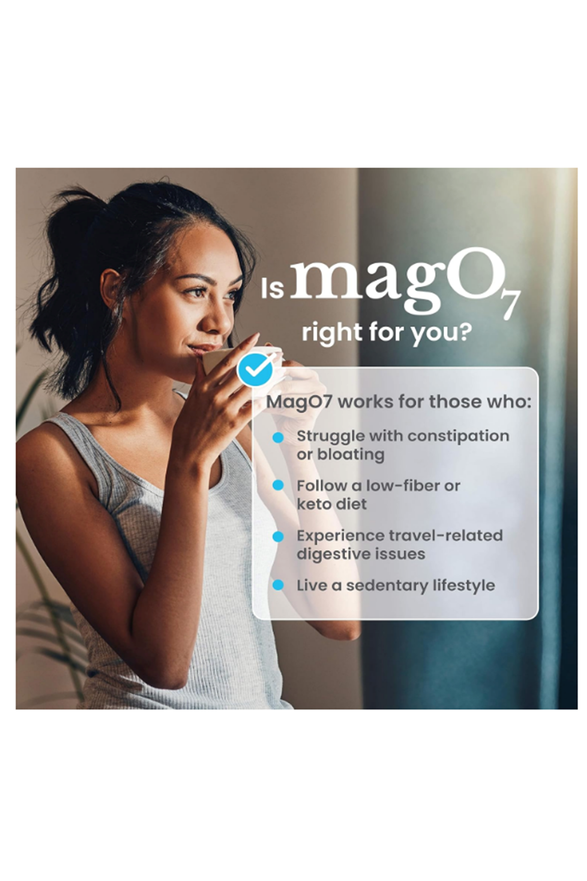 NBpure MagO7 - 90 Capsul Natural Colon Cleanse  Detox Occasional Constipation Relief, Stool Softening, Bloating for Men & Women Ozonated Magnesium Oxide.