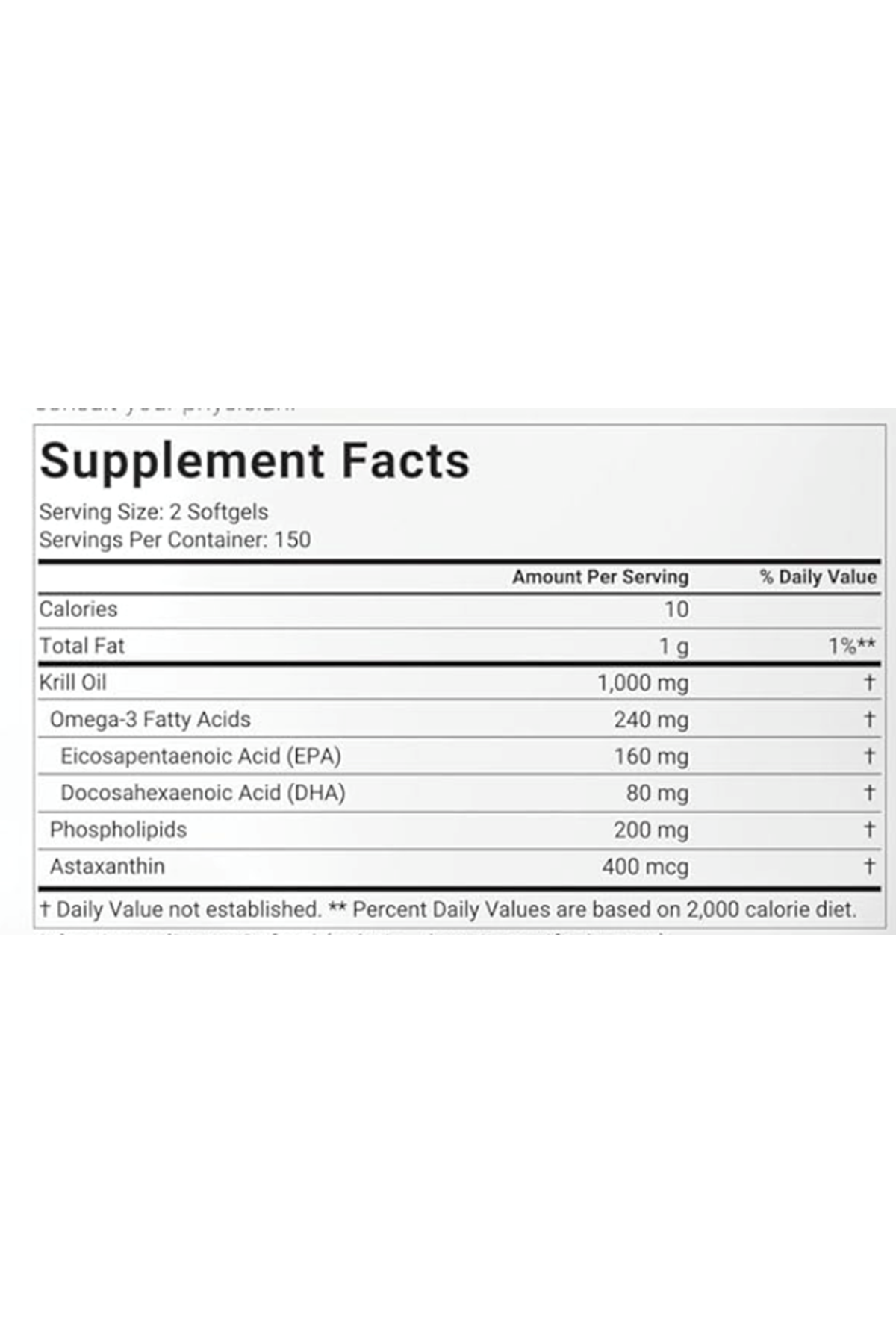 Micro Ingredients Antarctic Krill Oil  1000mg  300 Soft-Gels, Rich in Omega-3s EPA, DHA  Natural Astaxanthin, Immune System  Brain Health, Easy to Swallow.