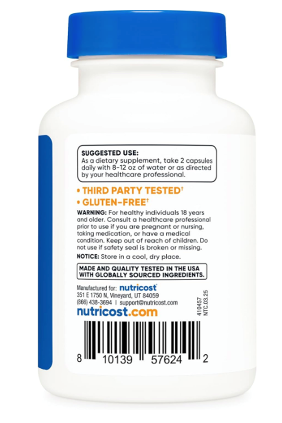 Nutricost Butcher's Broom Extract 4,500mg Equivalent from 300mg of 15:1 Extract Per Serving, 120 Capsules.