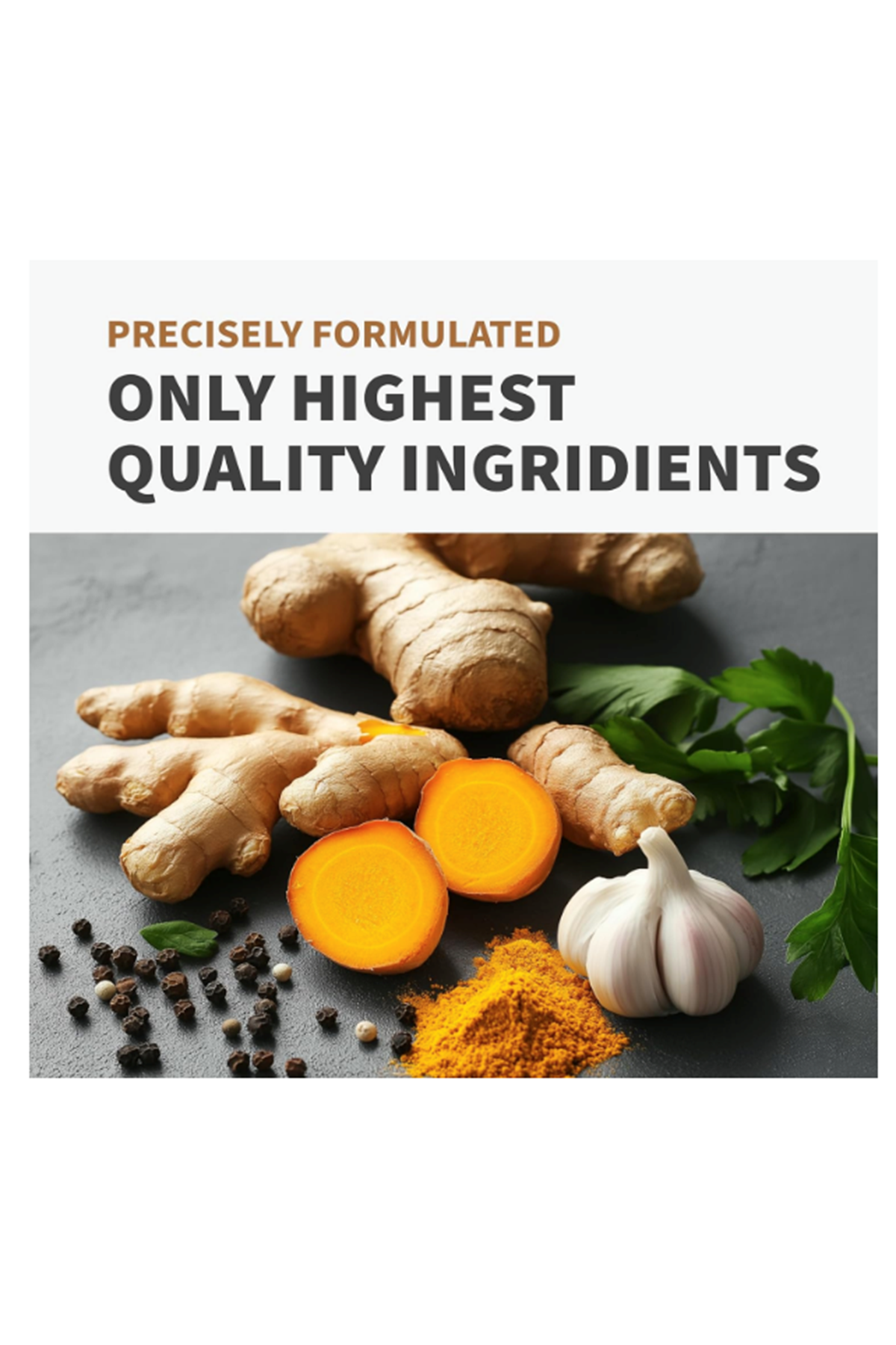 MEDCHOICE LIPOSOMAL Turmeric, Curcumın, Garlic, Ginger Root with BioPerine 120 Capsul.