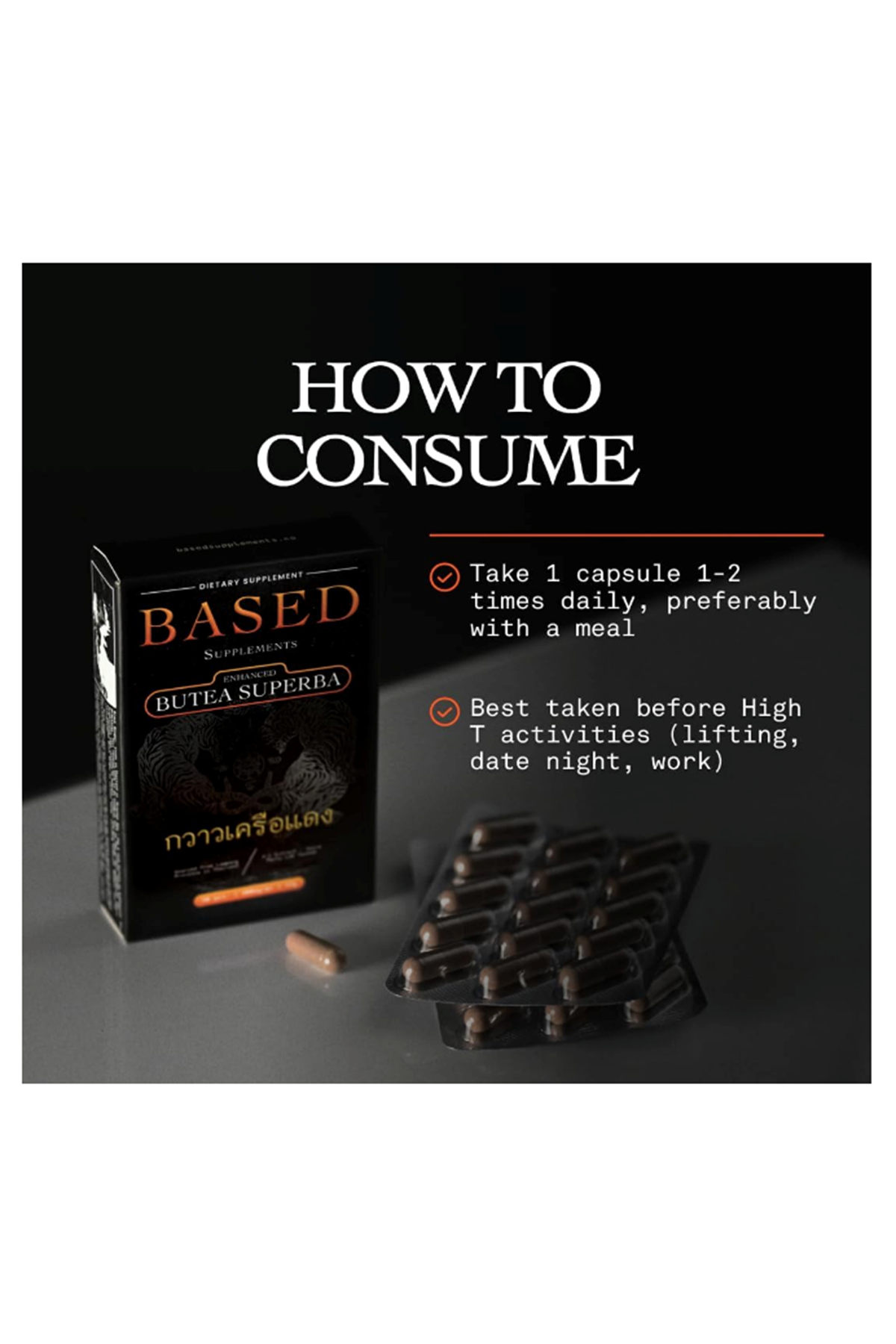 BASED Supplements ENHANCED BUTEA SUPERBA 30 Capsul.Abd Menşei.