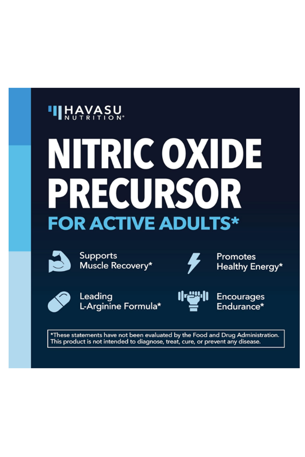 HAVASU NUTRITION L-Arginine 60 Capsules with L-Citrulline Tart Cherry- Nitric Oxide Supplement.Abd Best Seller !!.