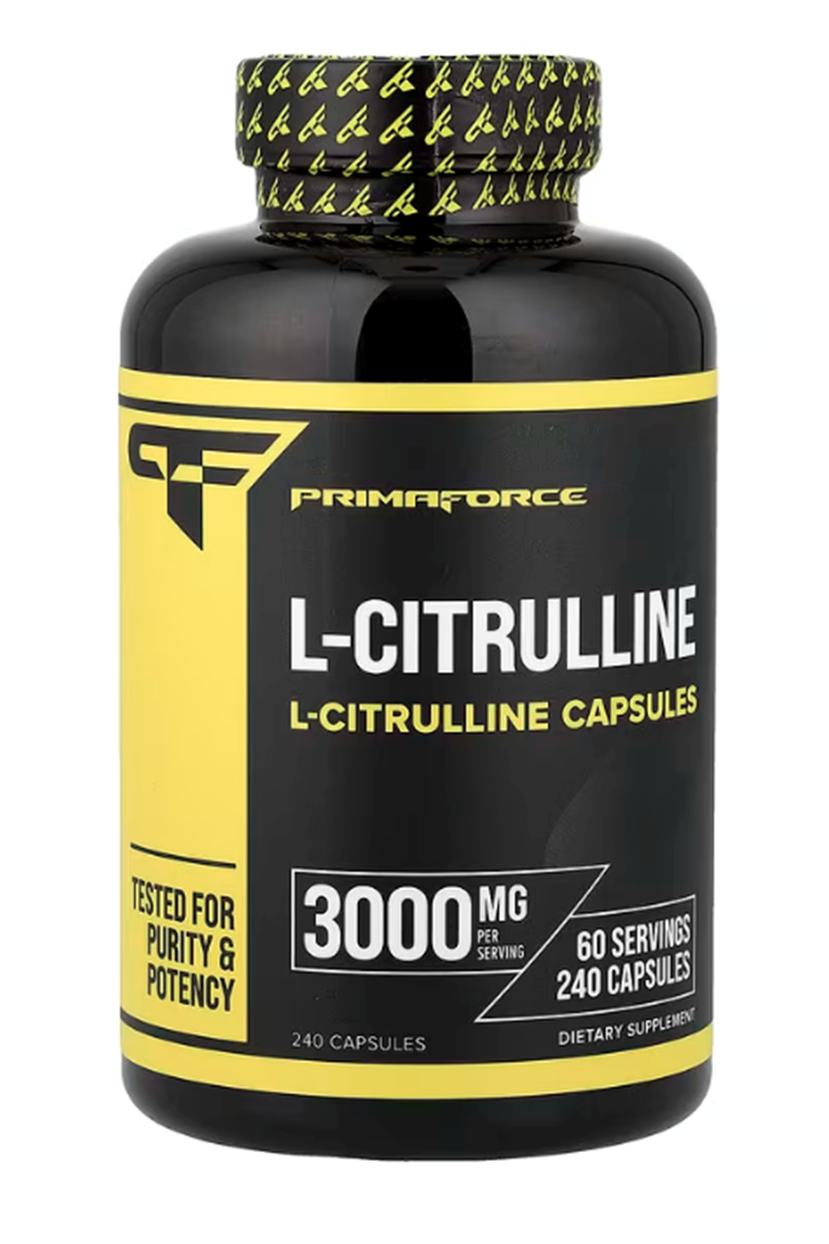Primaforce L-Citrulline 3000mg, 240 Capsules, 60 Servings.
