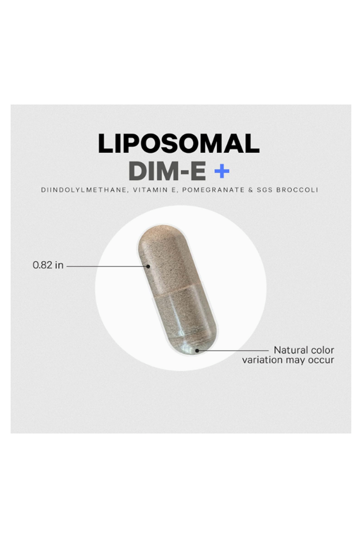 Codeage Liposomal DIM  SGS, Pomegranate, Broccoli, Vitamin E Isomers Tocopherols Alpha Beta Gamma Delta 120 Capsules.