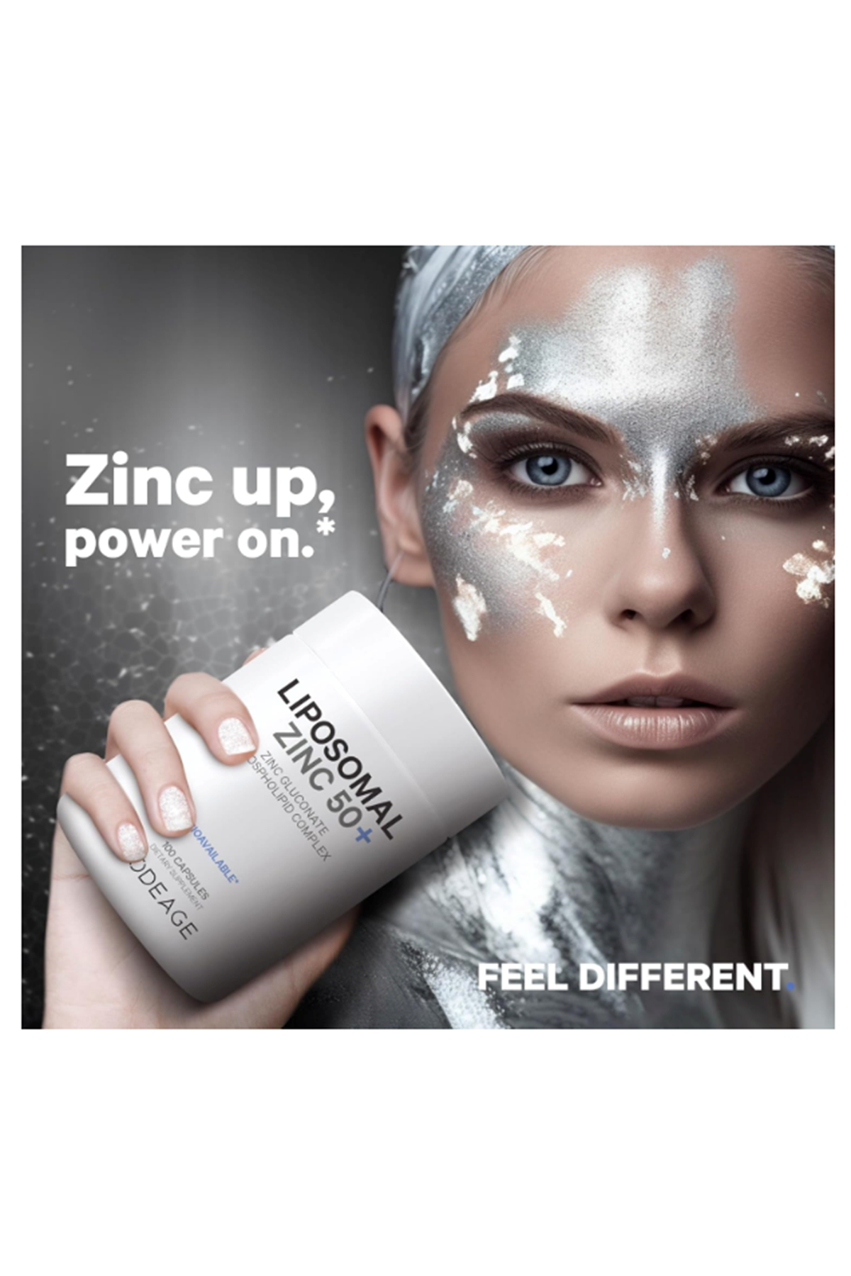 Codeage Liposomal Zinc 100 Capsul–3 Month Supply–One Per Day-50mg Zinc Gluconate- Essential Mineral-Vegan.