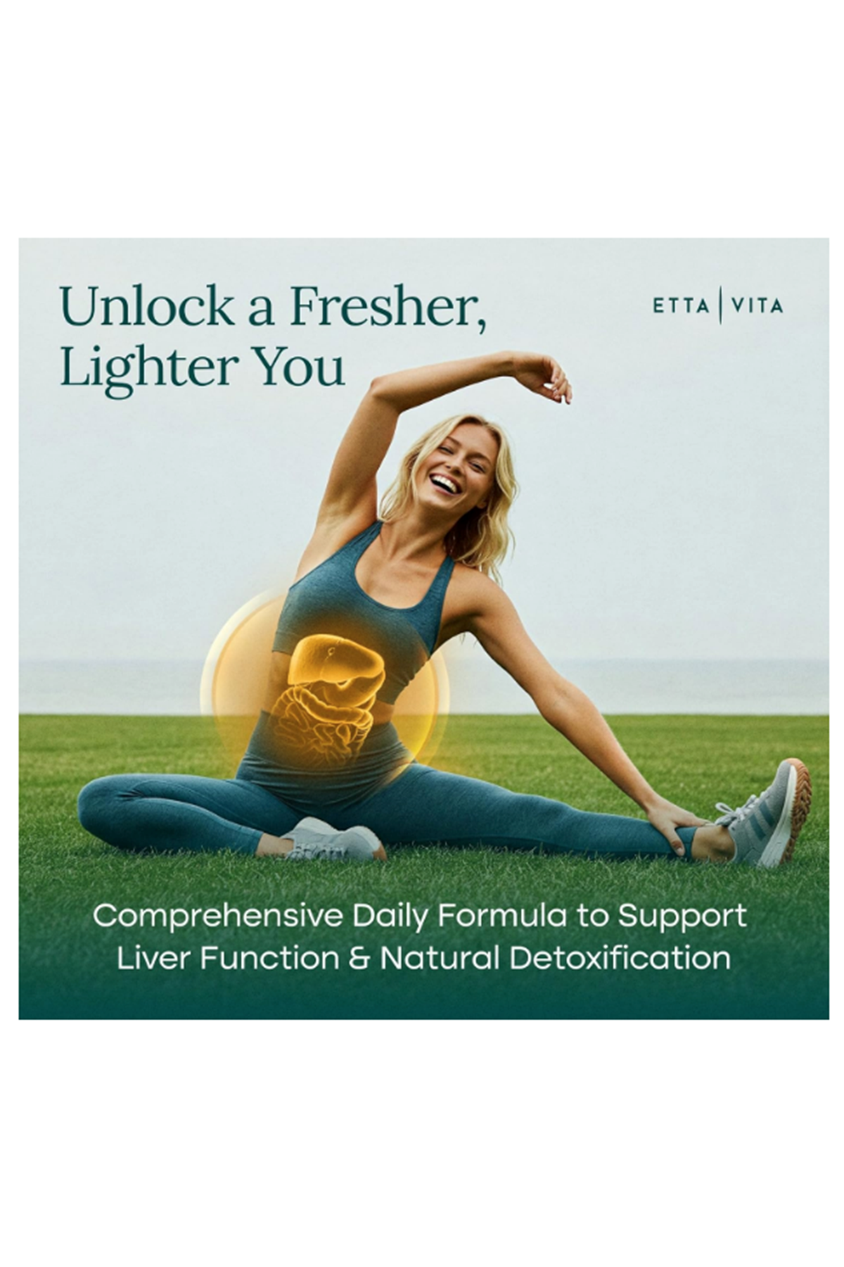 Etta Vita Zeolite Cleanse Liver Detox 90 Capsul Made ın Usa.