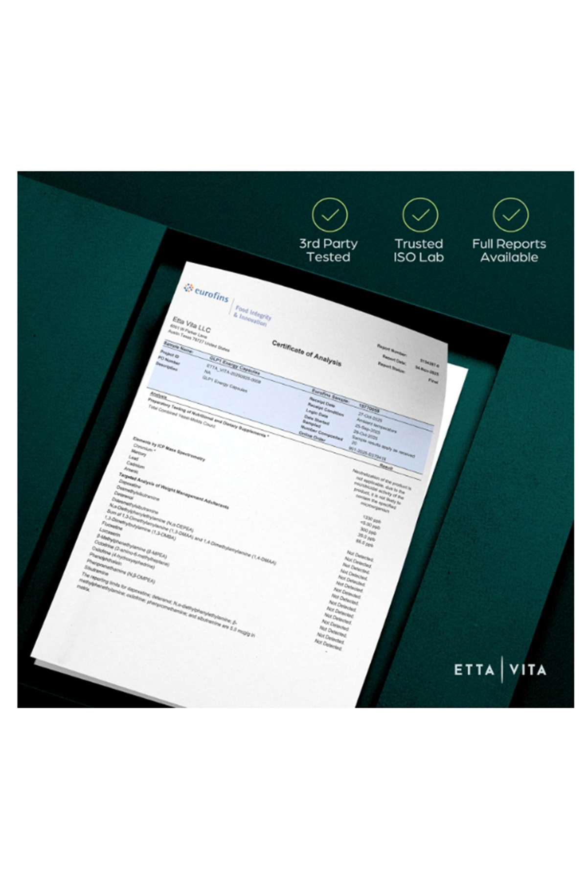Etta Vita GLP-1 Colon Cleanse 60 Capsul Weight Loss  Energy - Appetite Suppressant  Fat Burner for women and men with Berberine, Yerba Mate, Psyllium Husk, Senna Leaf, Lemon, Black Garlic - Digestive Broom.Made ın Usa.