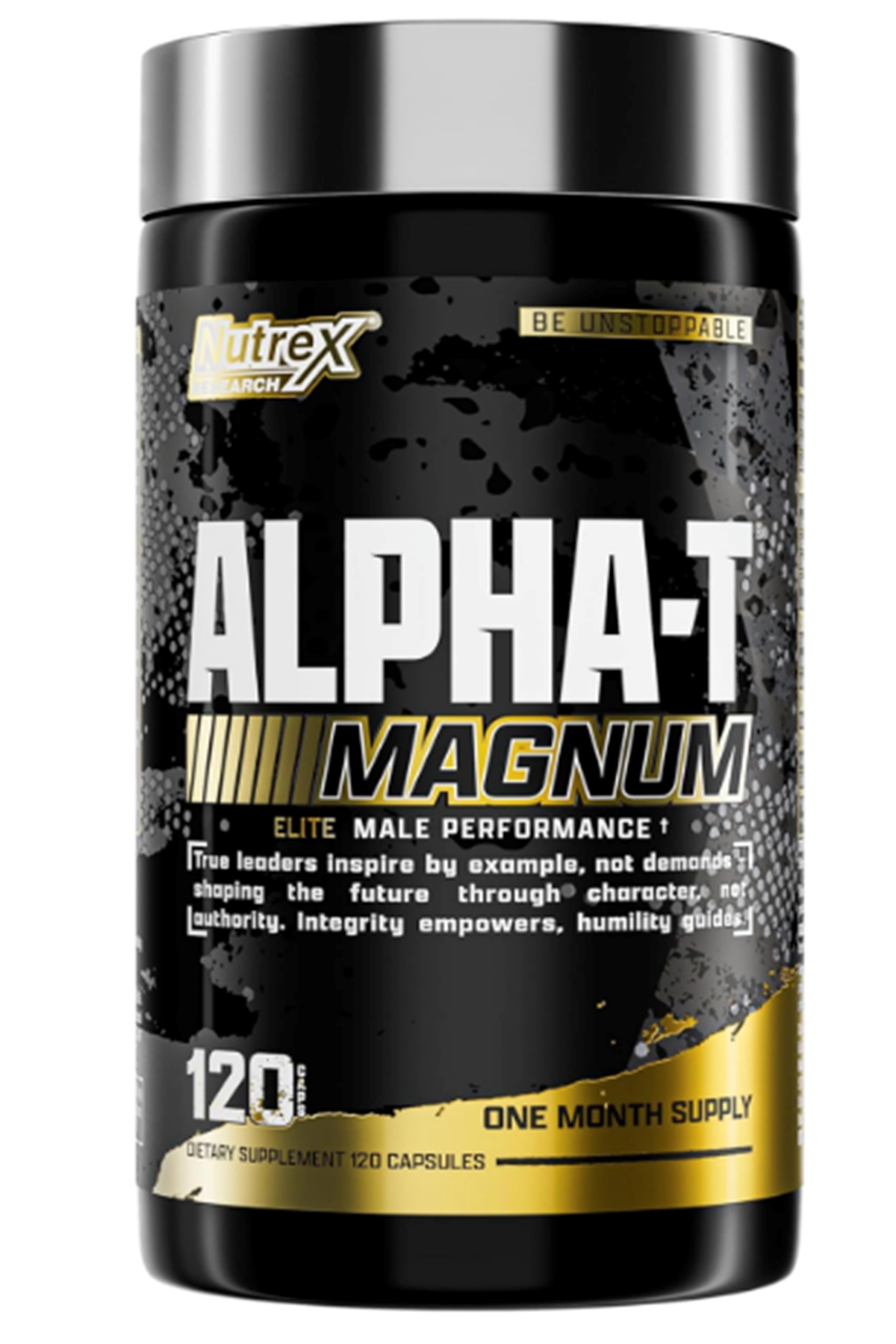 Nutrex Research Alpha-T Magnum Test 120 Capsul  Tonkat Ali, Fadogia Agrestis, Shilajit and Asvaganda  Muscle Builder for Strength, Growth  Hormone Balance.Made In Usa.