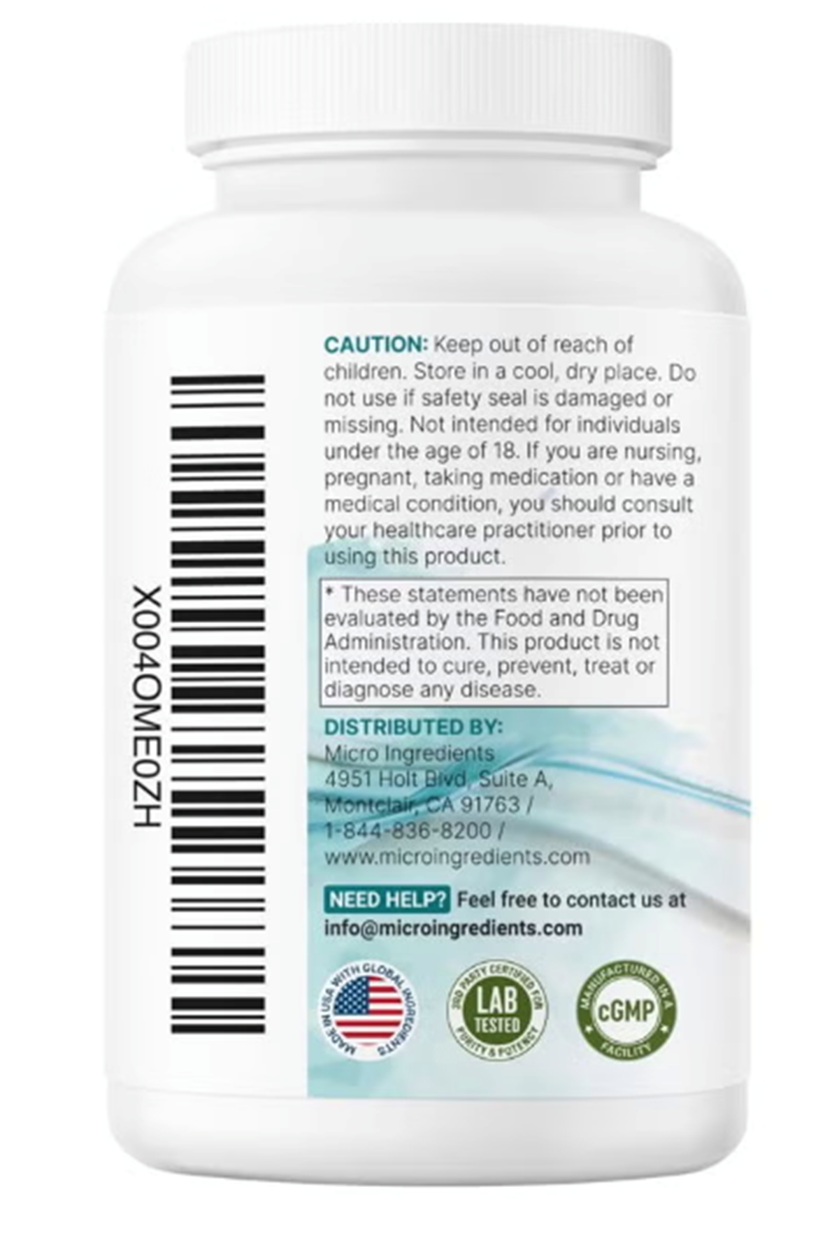 Micro Ingredients Liposomal NAD+ Ultimate  1000mg  60 Veggie Capsul NMN  Resveratrol, Glutathione,  Astaxanthin  for Women - Men.