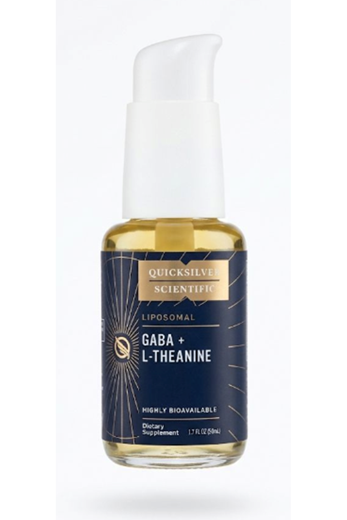 Quicksilver Scientific Liposomal GABA + L Theanine (GÜMRÜK MUAYENE NUMUNE ÜRÜNÜ)  (50ml).Made ın Usa.66.