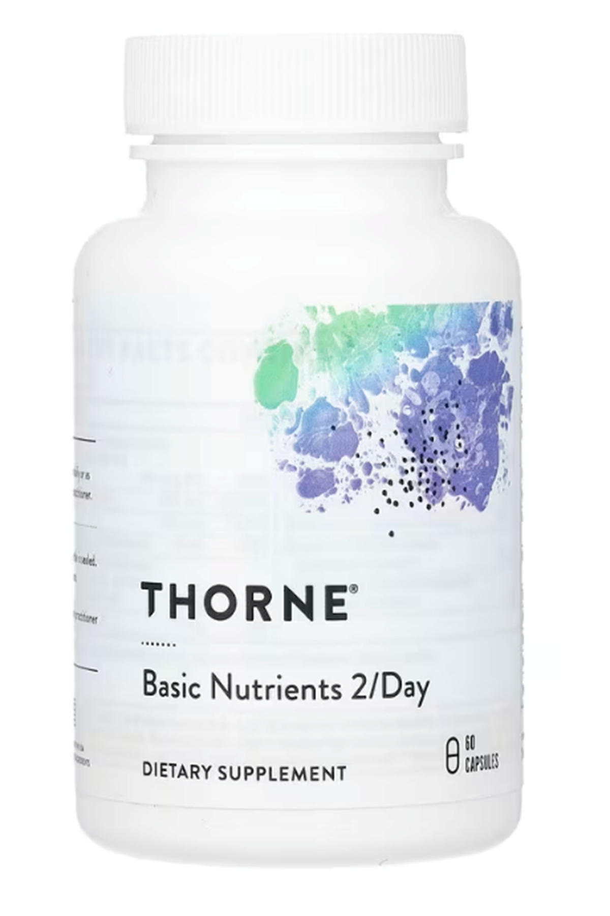 Thorne Basic Nutrients 2/Day, 60 Capsules.(Multivitamin).USA.63.