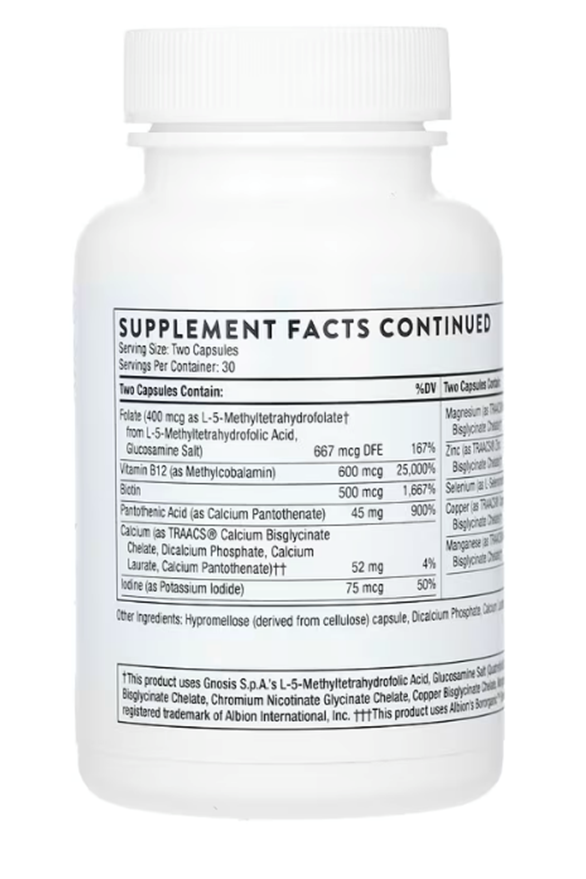 Thorne Basic Nutrients 2/Day, 60 Capsules.(Multivitamin).USA.63.