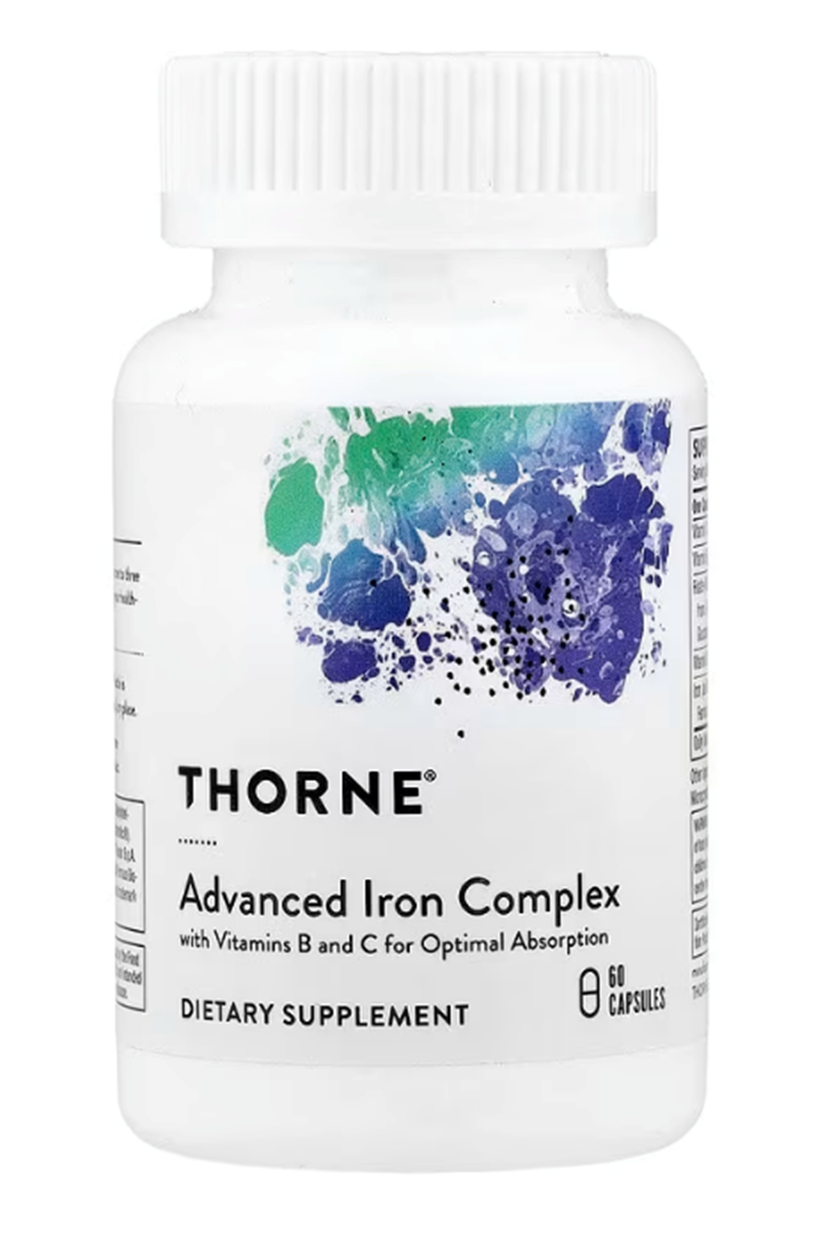 Thorne (Ösg Özel Sporcu Gıdaları) Advanced Iron Complex, 60 Capsules.Orj Usa.