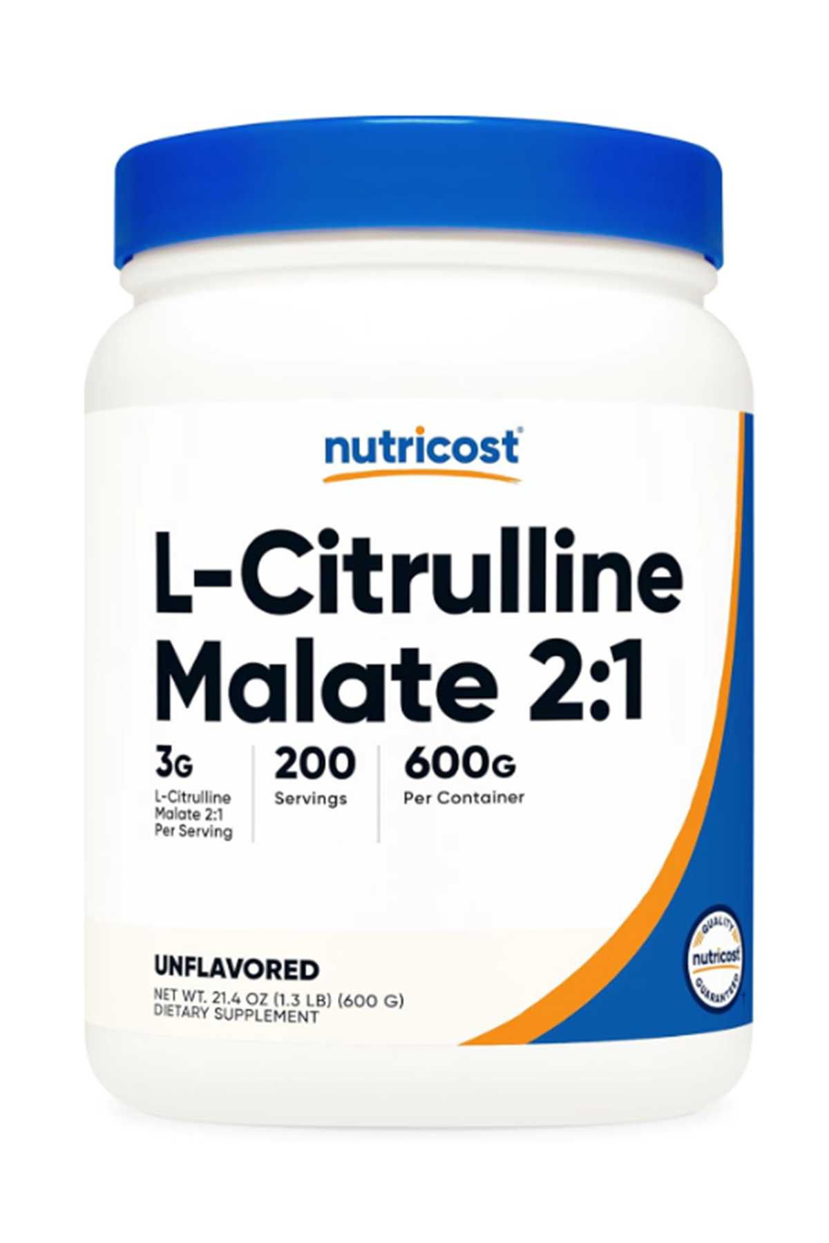 Nutricost L-Citrulline Malate (2:1) Powder (600 Grams).