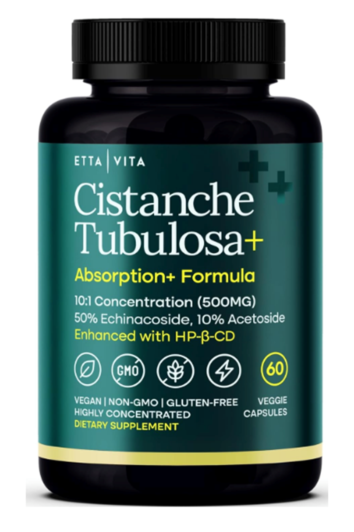 Etta Vita Cistanche Tubulosa 60 Vegie Capsules.Made ın Usa.
