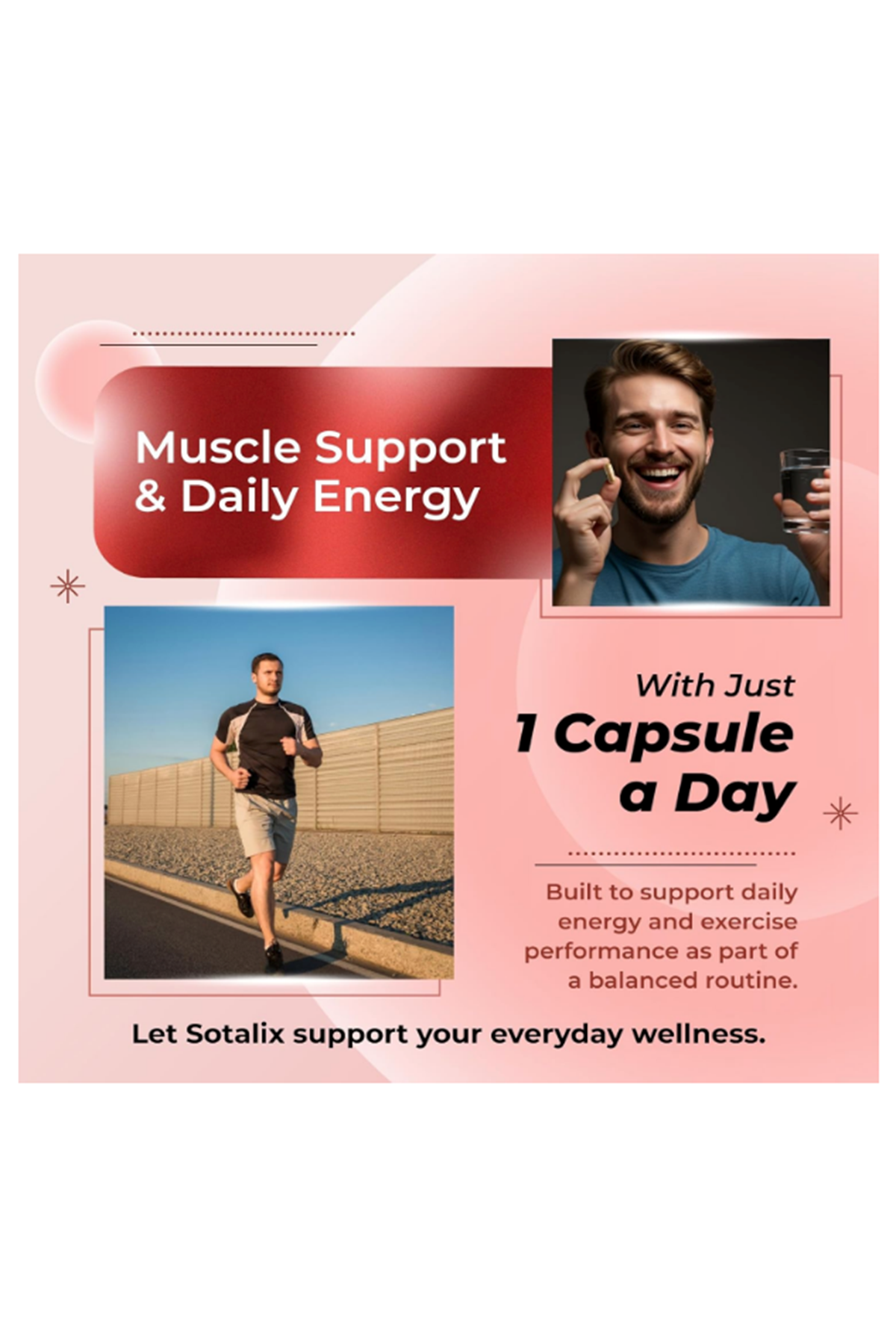 SOTALIX Turkesterone Ajuga Turkestanica 150 Capsul Standardized High Potency with Maca Root Tribulus Terrestris - Muscle Growth Energy Memory Support.