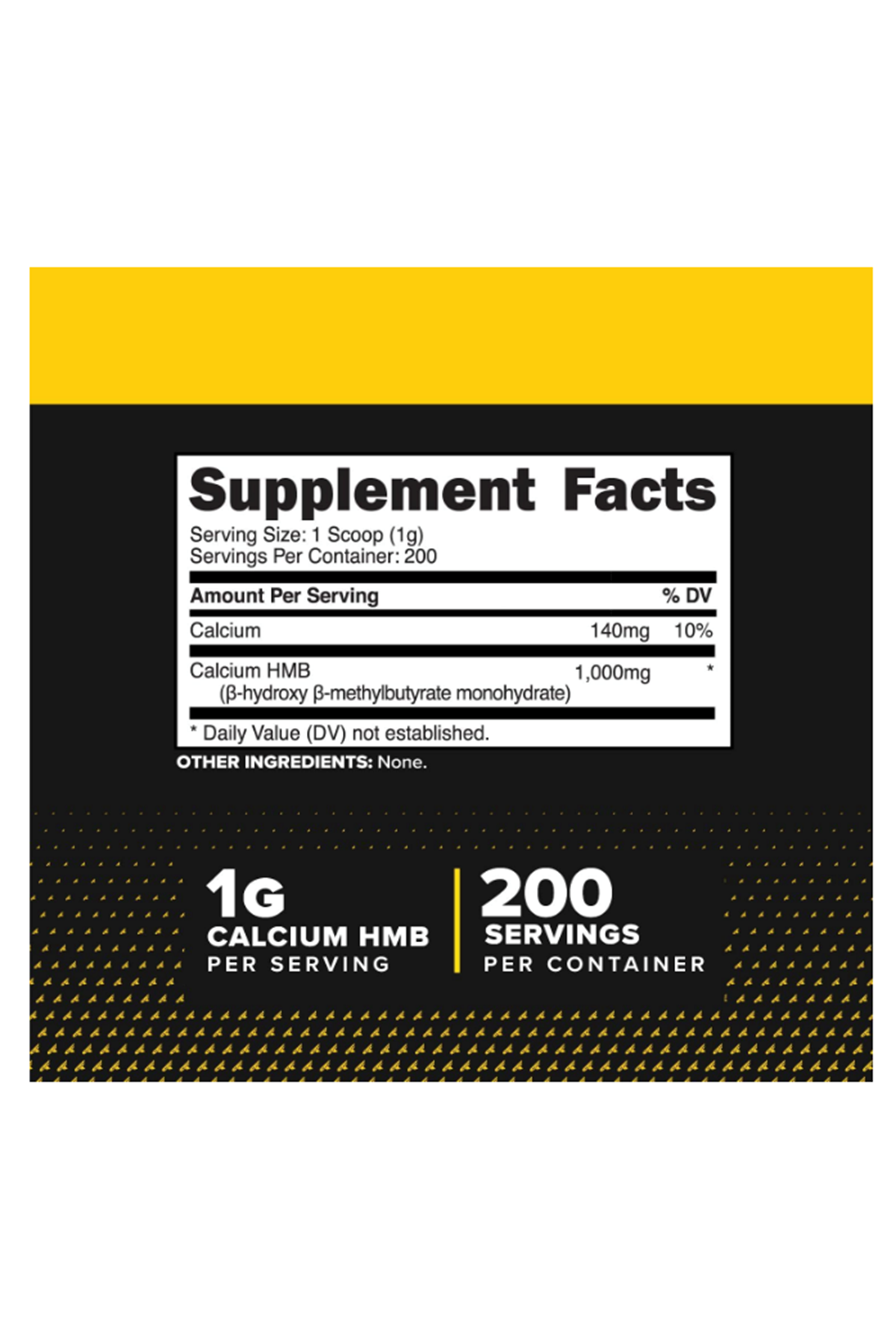 Primaforce HMB Supplement Powder (200gr) (Unflavored).