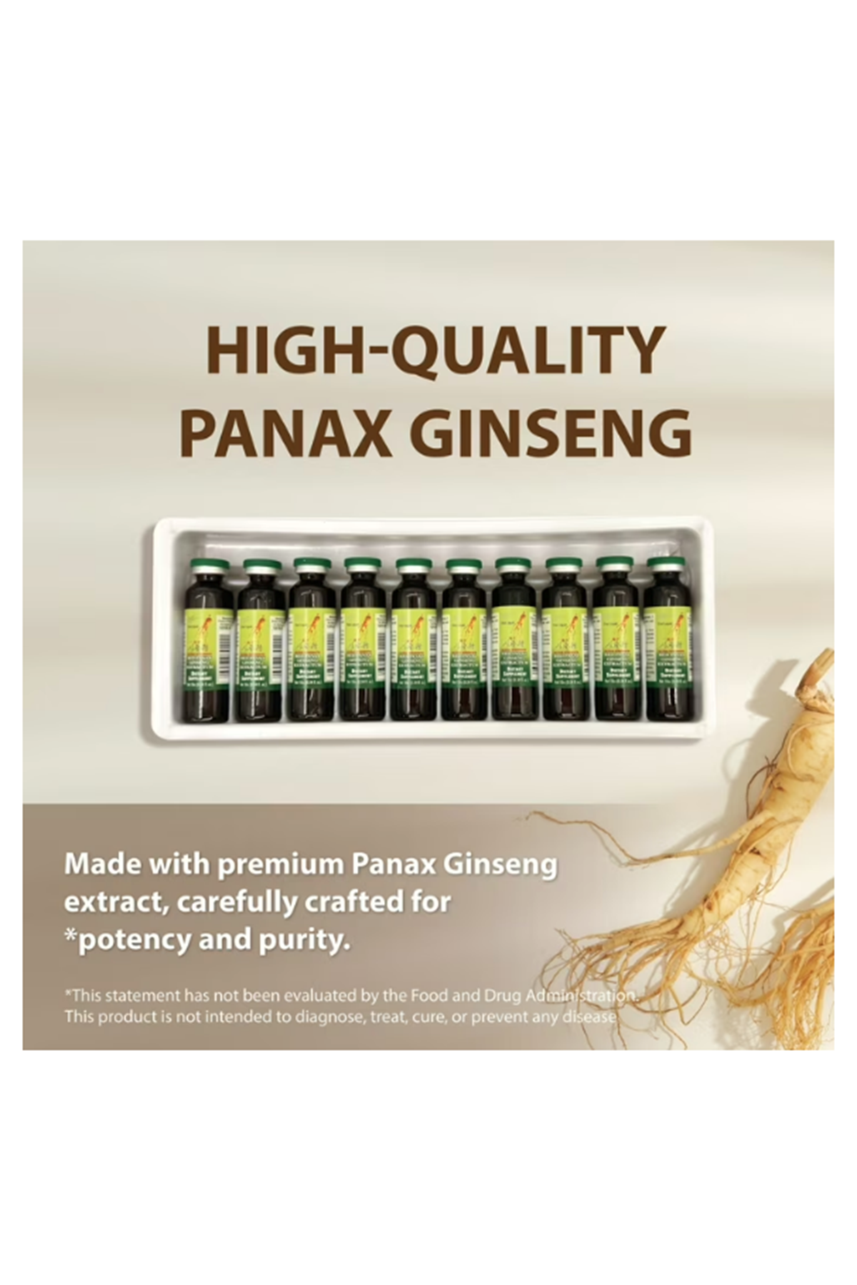 Prince of Peace Red Panax Ginseng Extractum Ultra Strength, 10cc 0.34 Fl Oz (Pack of 30 Şase).