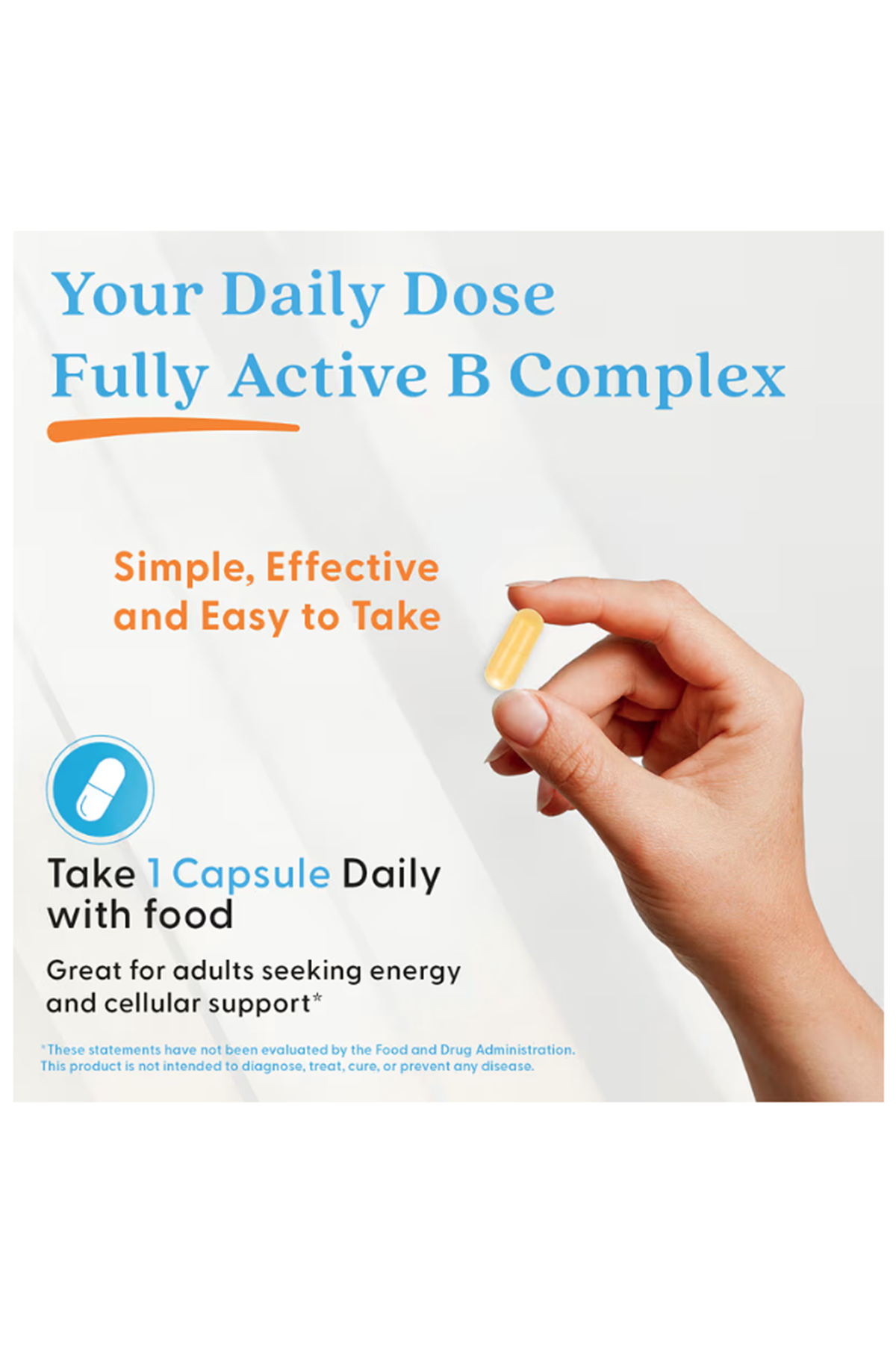 Doctor's Best Fully Active B Complex with Quatrefolic 60 Veggie Caps (B1-B2-B3-B6-B12-BİOTİN-VİTA.C).45.