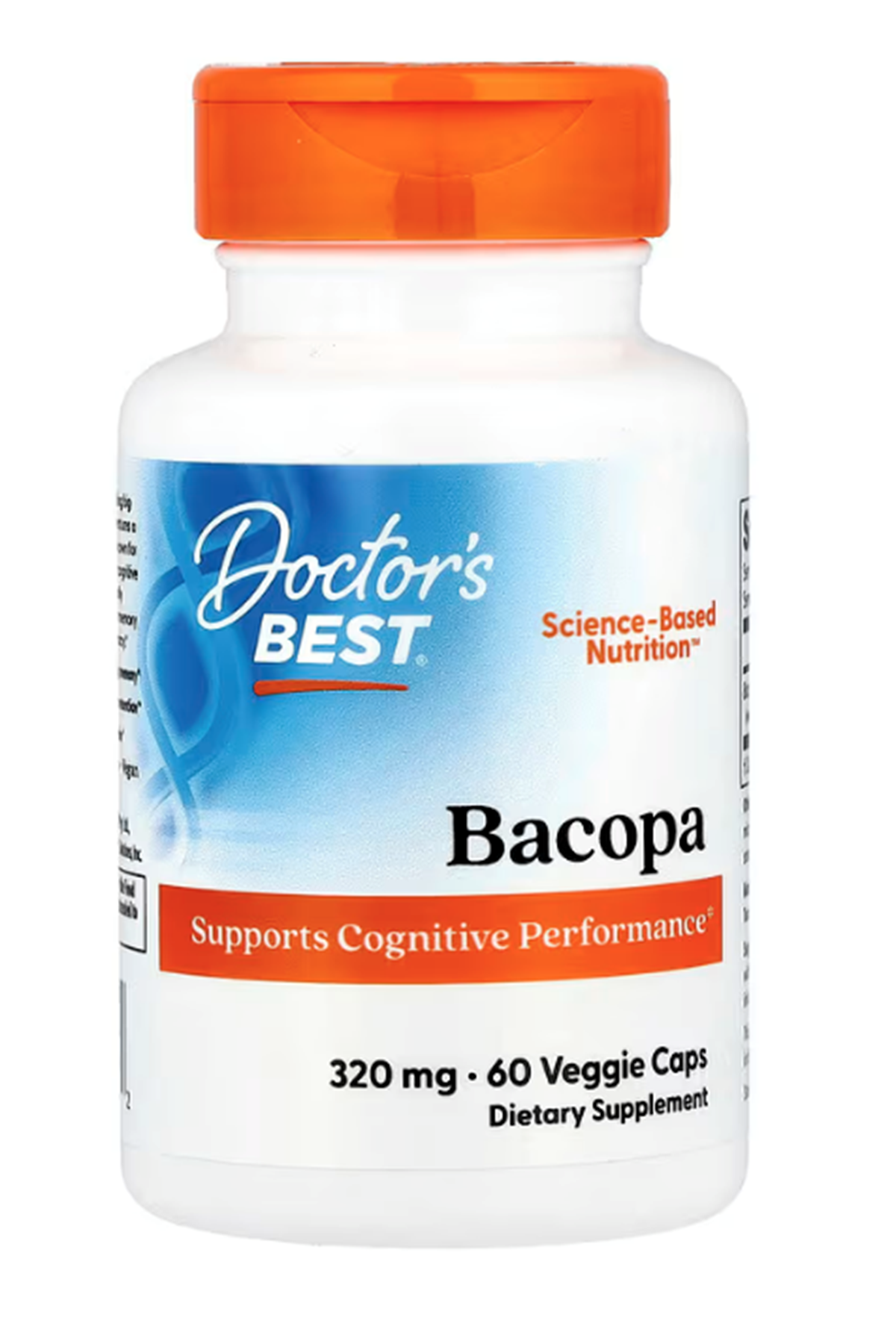 Doctor's Best, Bacopa with Synapsa, 320 mg, 60 Veggie Capsul.Usa version.47.