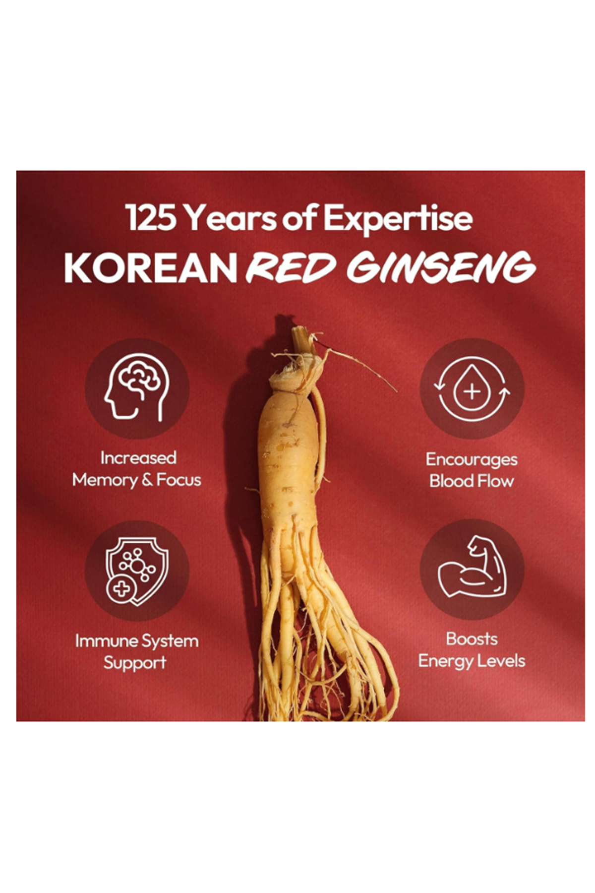 JUNG KWAN JANG Korean Red Ginseng Extract Men  Women Natural Energy Immune 30 Veg Softgel.