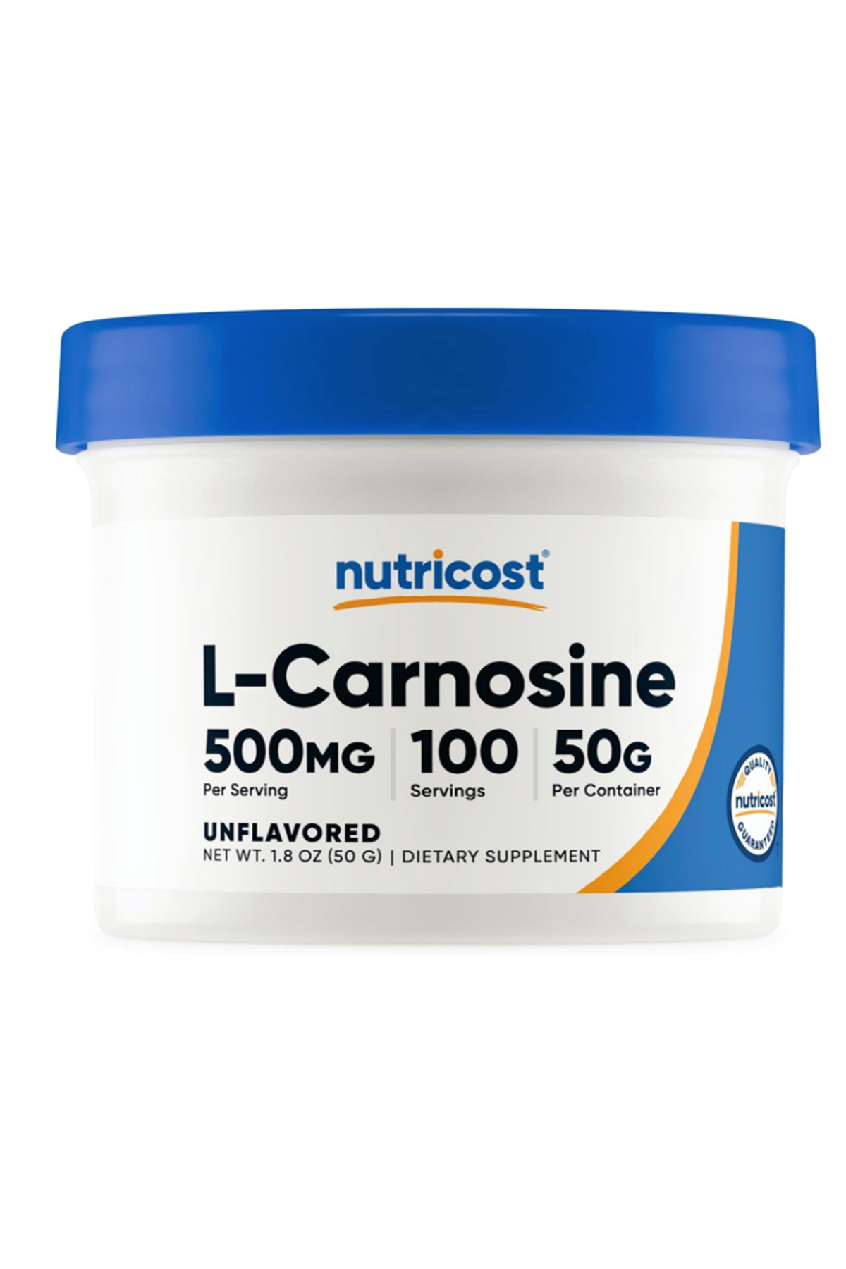 Nutricost  L-Carnosine Powder 50 Grams (100 Servings).