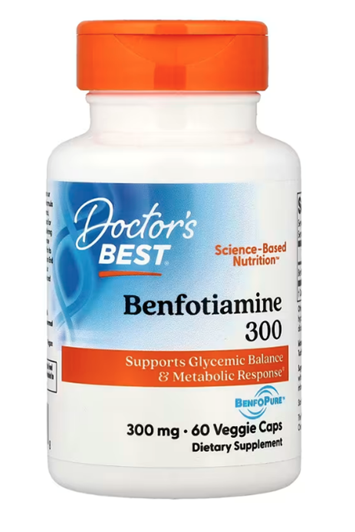 Doctor's Best (Özelsporcugıdaların'dan !!) Benfotiamine with BenfoPure, 300mg, 60 Veg Caps.45.