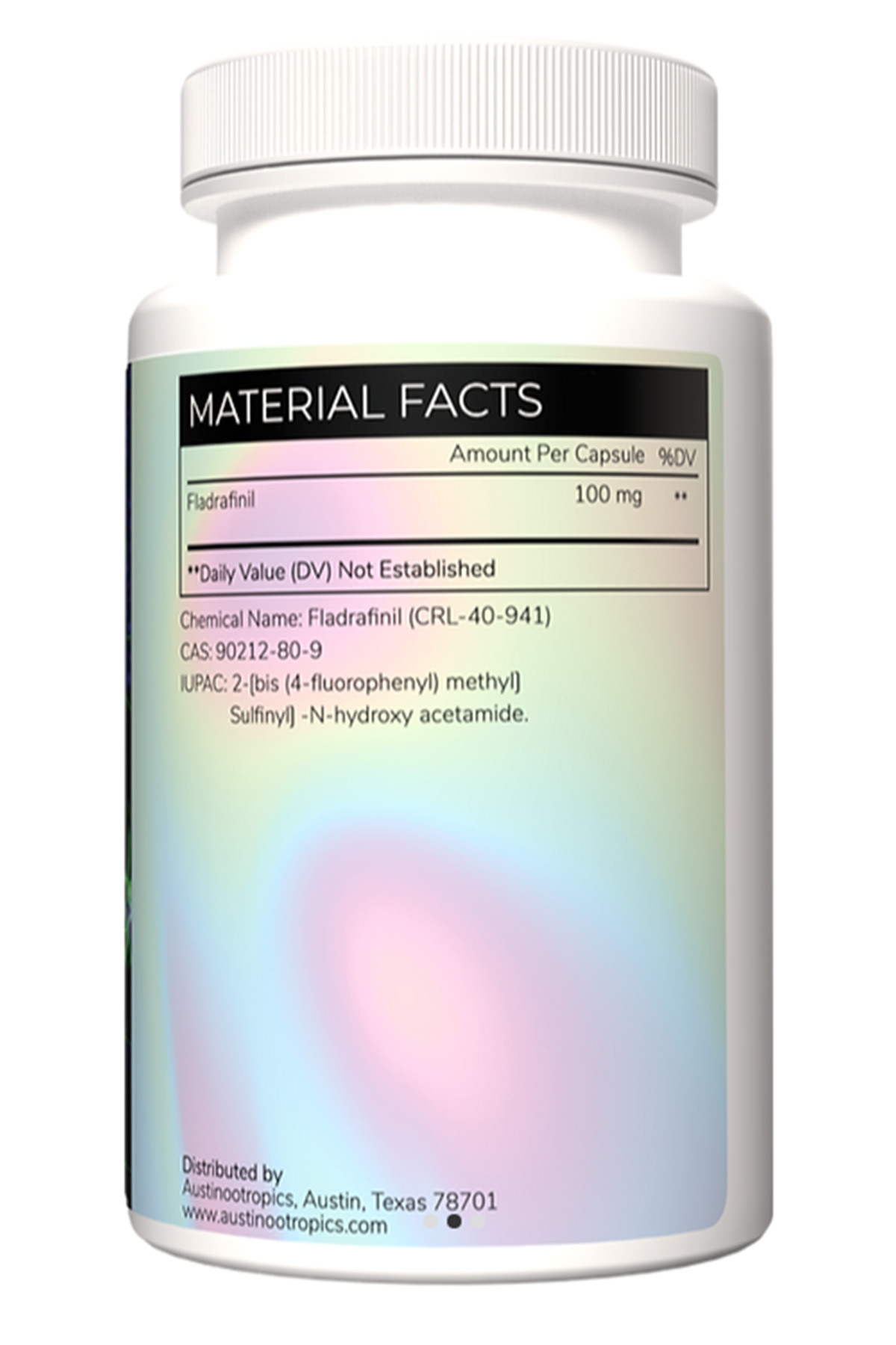Austinootropics  Fladrafinil  30 Veg Capsul.Made ın Usa.
