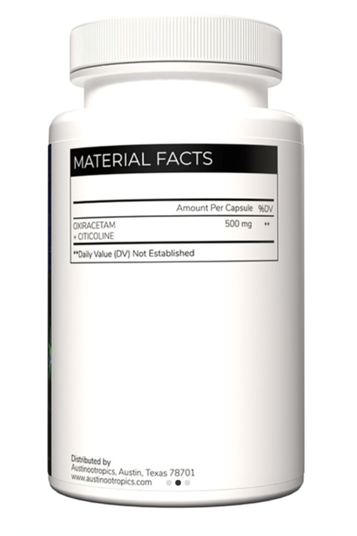 Austinootropics  Oxiracetam + Citicoline  100 Veg Capsul.Made ın Usa.