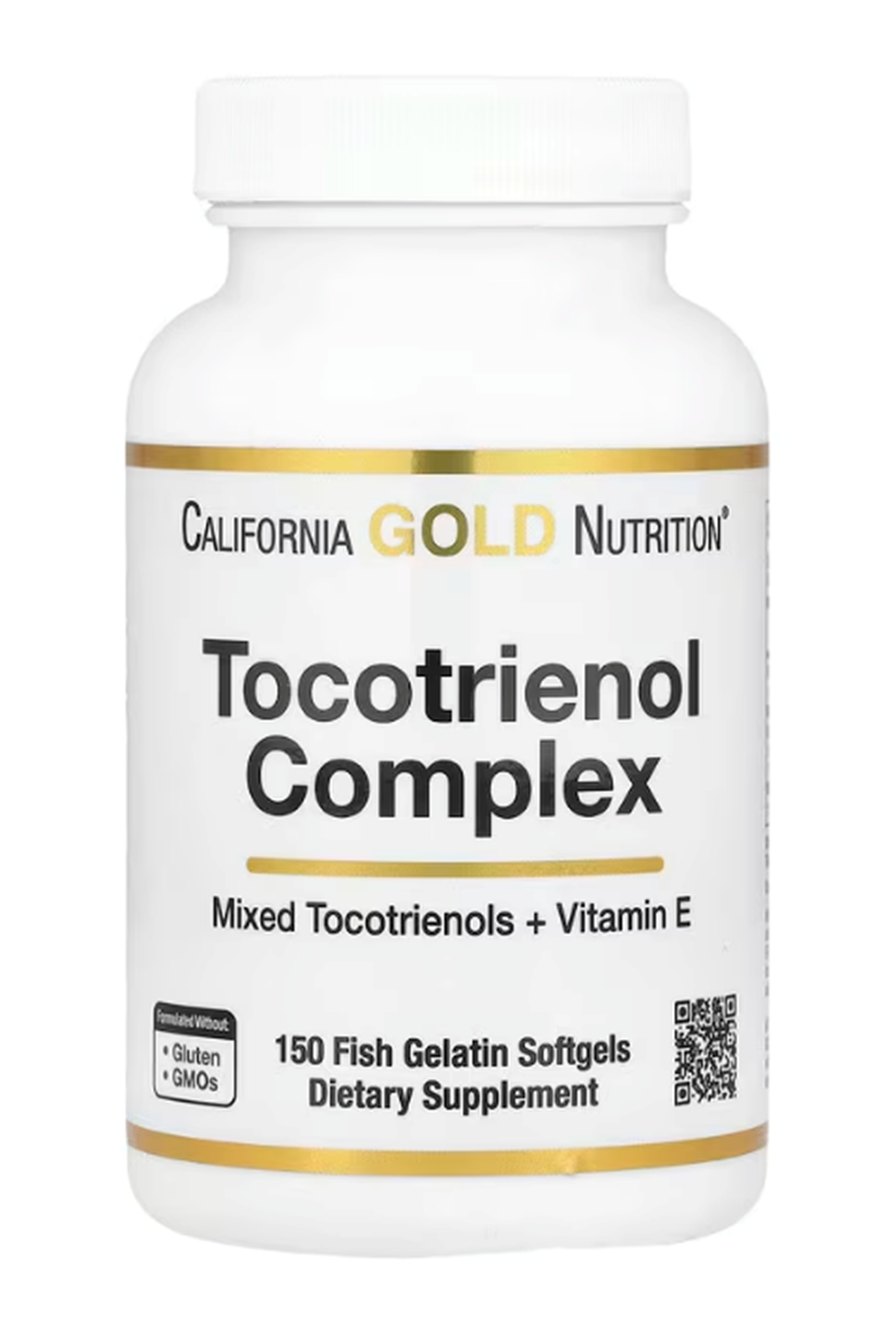 California Gold Nutrition, Tocotrienol Complex with Vitamin E, 150 Fish Gelatin Softgels.