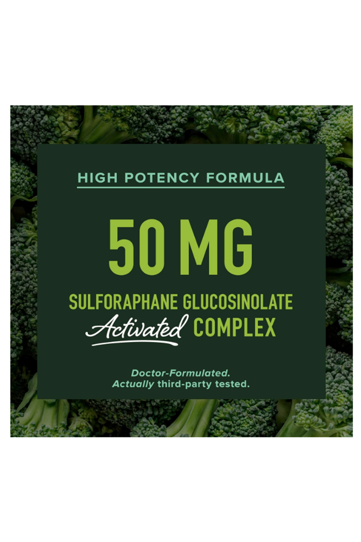 SMNutrition Sulforaphane 60 Capsul Broccoli Sprouts NRF2 Activation Immune Glucoraphanin  Myrosinase.USA.