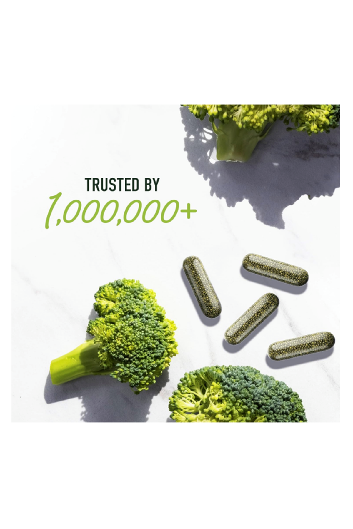 SMNutrition Sulforaphane 60 Capsul Broccoli Sprouts NRF2 Activation Immune Glucoraphanin  Myrosinase.USA.