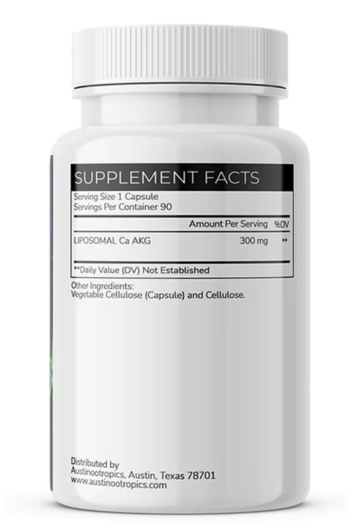 Austinootropics Liposomal Ca AKG 300mg 90 Veg Capsules.