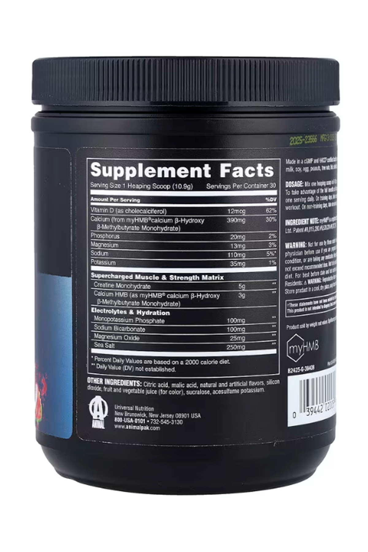 Animal Creatine HMB+™ Powder 327 gr.Avrupa İçerik Değildir..Amerikan İçeriktir!!..