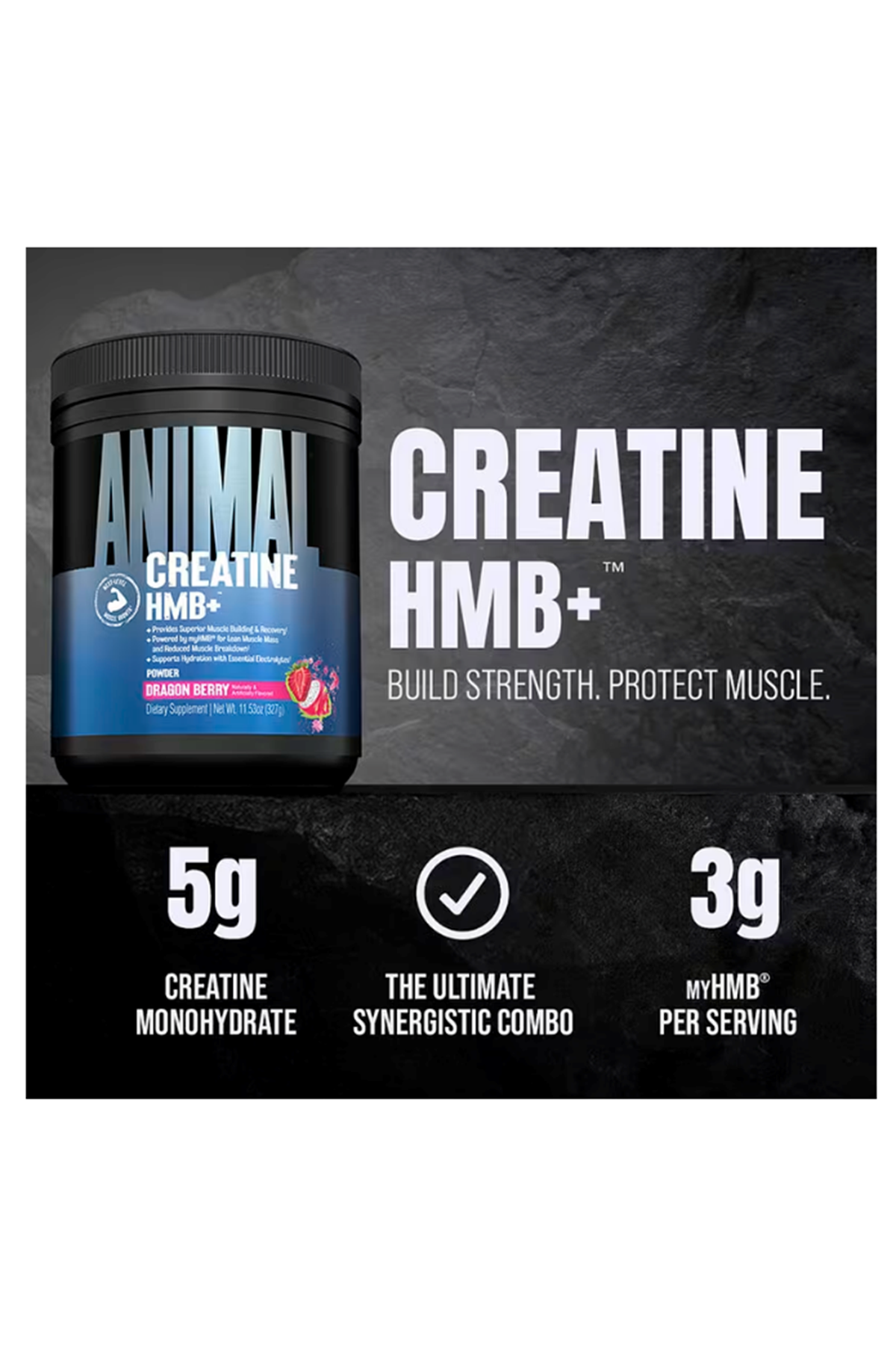 Animal Creatine HMB+™ Powder 327 gr.Avrupa İçerik Değildir..Amerikan İçeriktir!!..