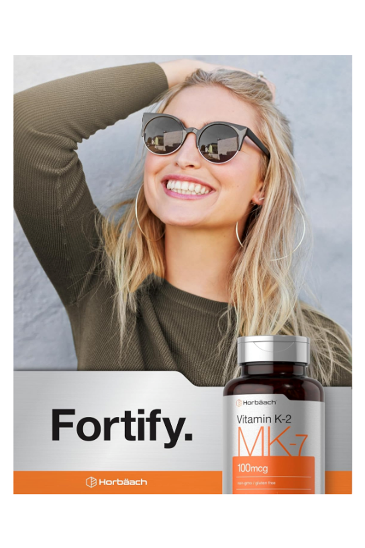 Horbäach  Vitamin K2 MK7 100mcg  250 Softgels.Orj Abd.