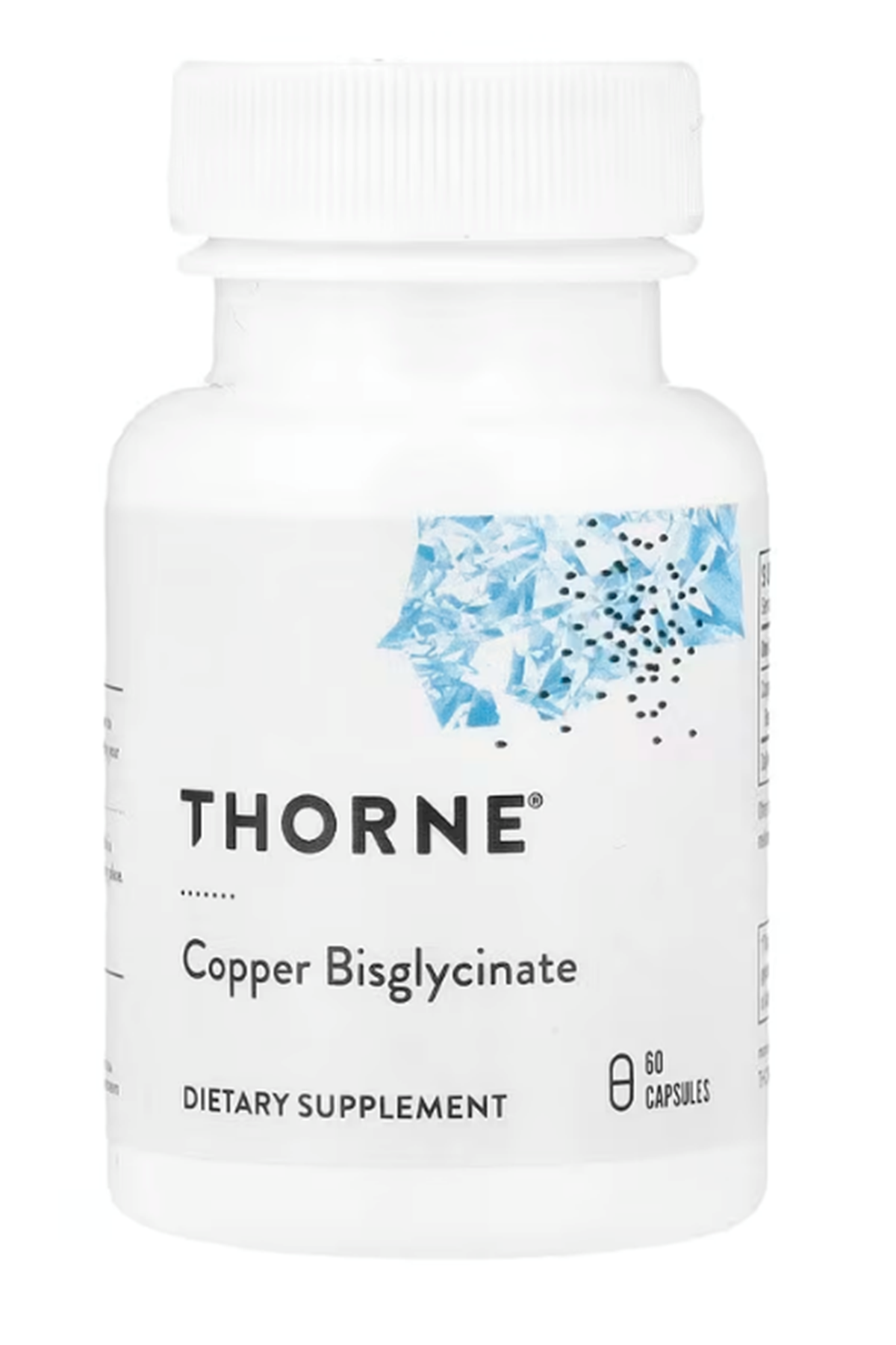 Thorne Copper Bisglycinate 60 Capsul (2 mg per Capsul).Orj Abd Menşei.