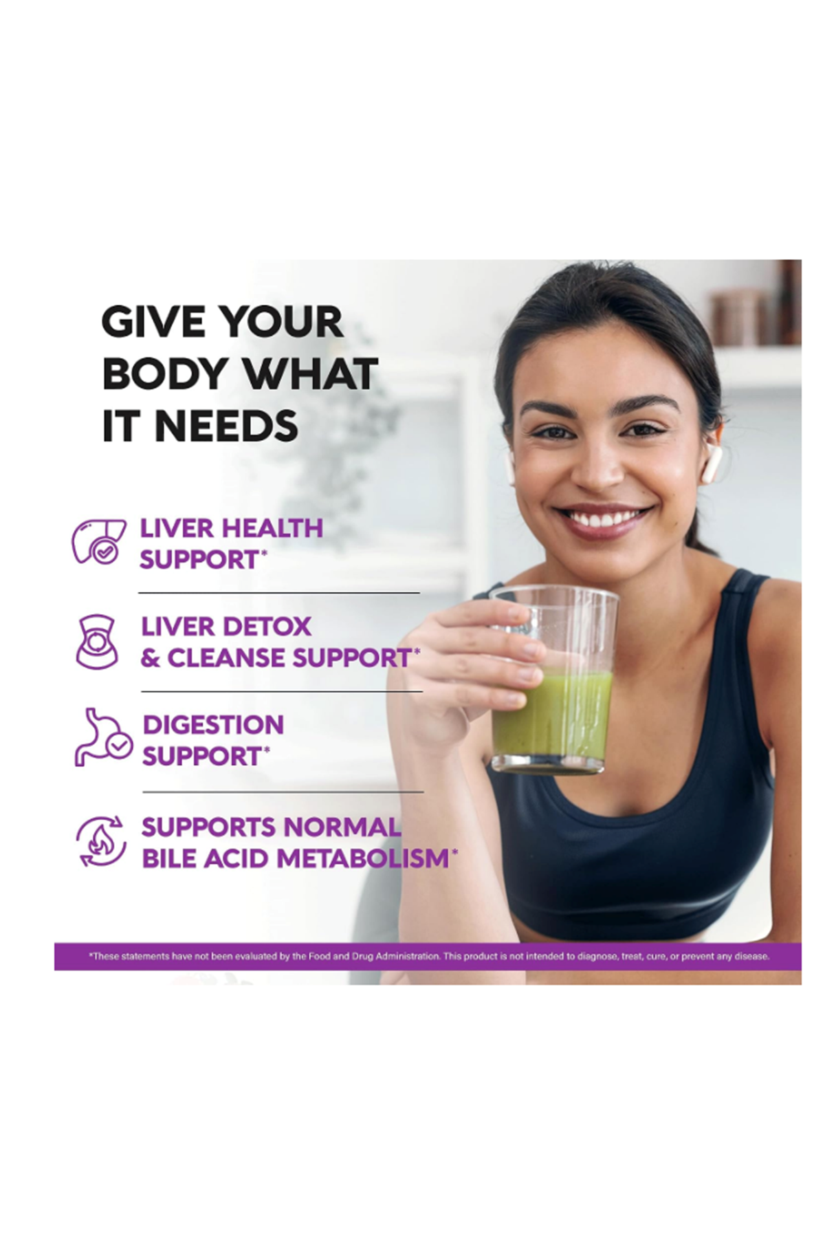 NUTRAHARMONY  Liver Cleanse  Detox 1250mg  60 Capsul  Vegan  Made in USA.(Ösg Özel Sporcu Gıdaları)