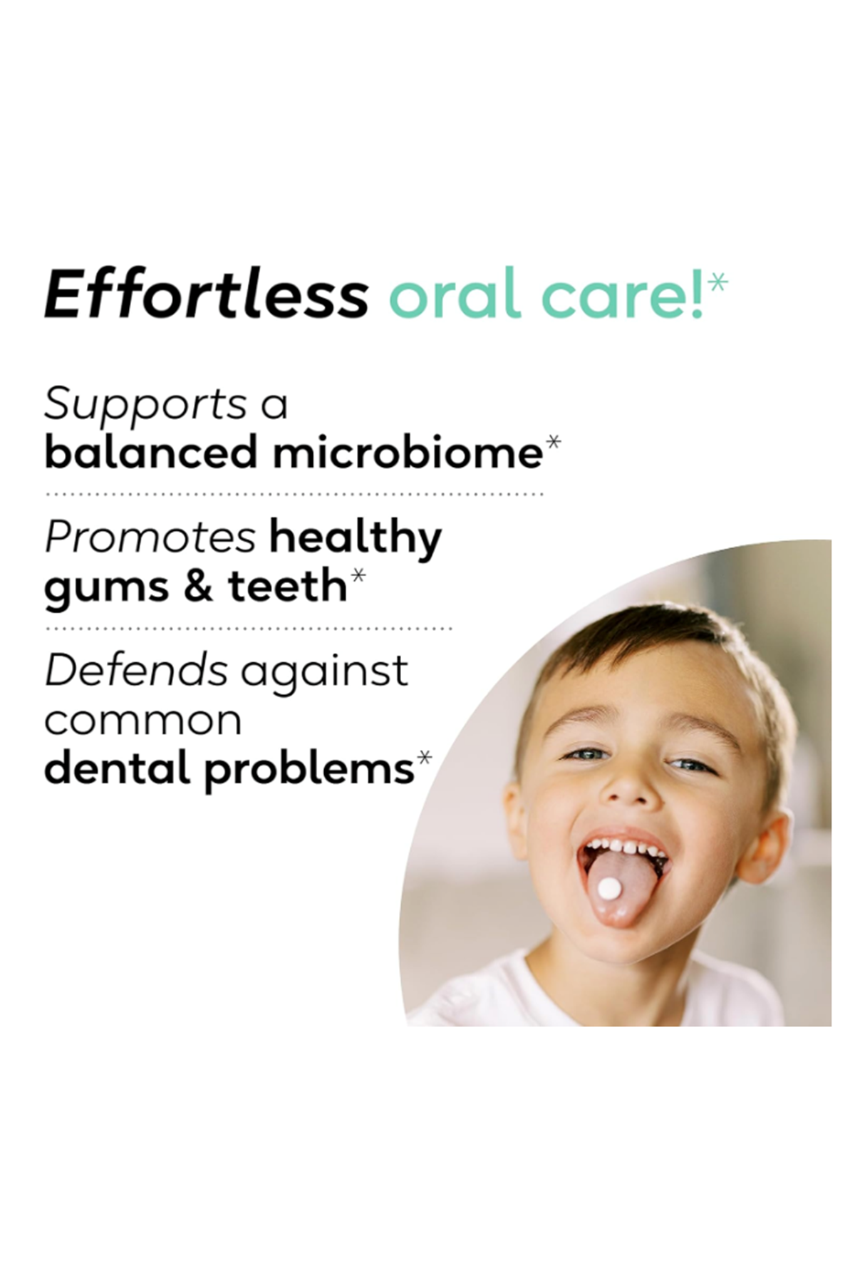 BioGaia Prodentis Kids Dental Probiotics for Teeth Gut Health Probiotics  30 Apple-Flavored Lozenges.