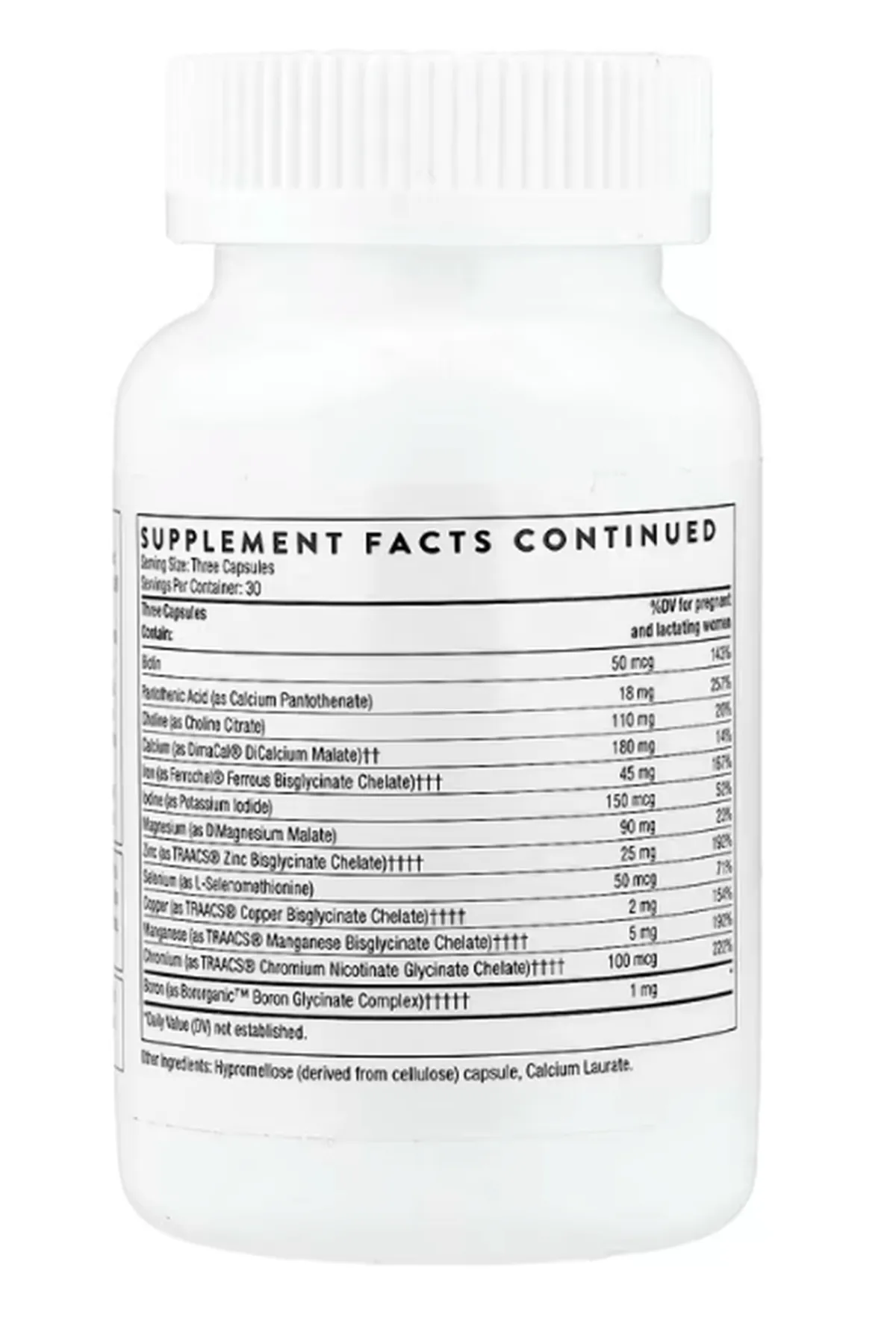 Thorne Basic Prenatal, 90 Capsules.Orj Usa.