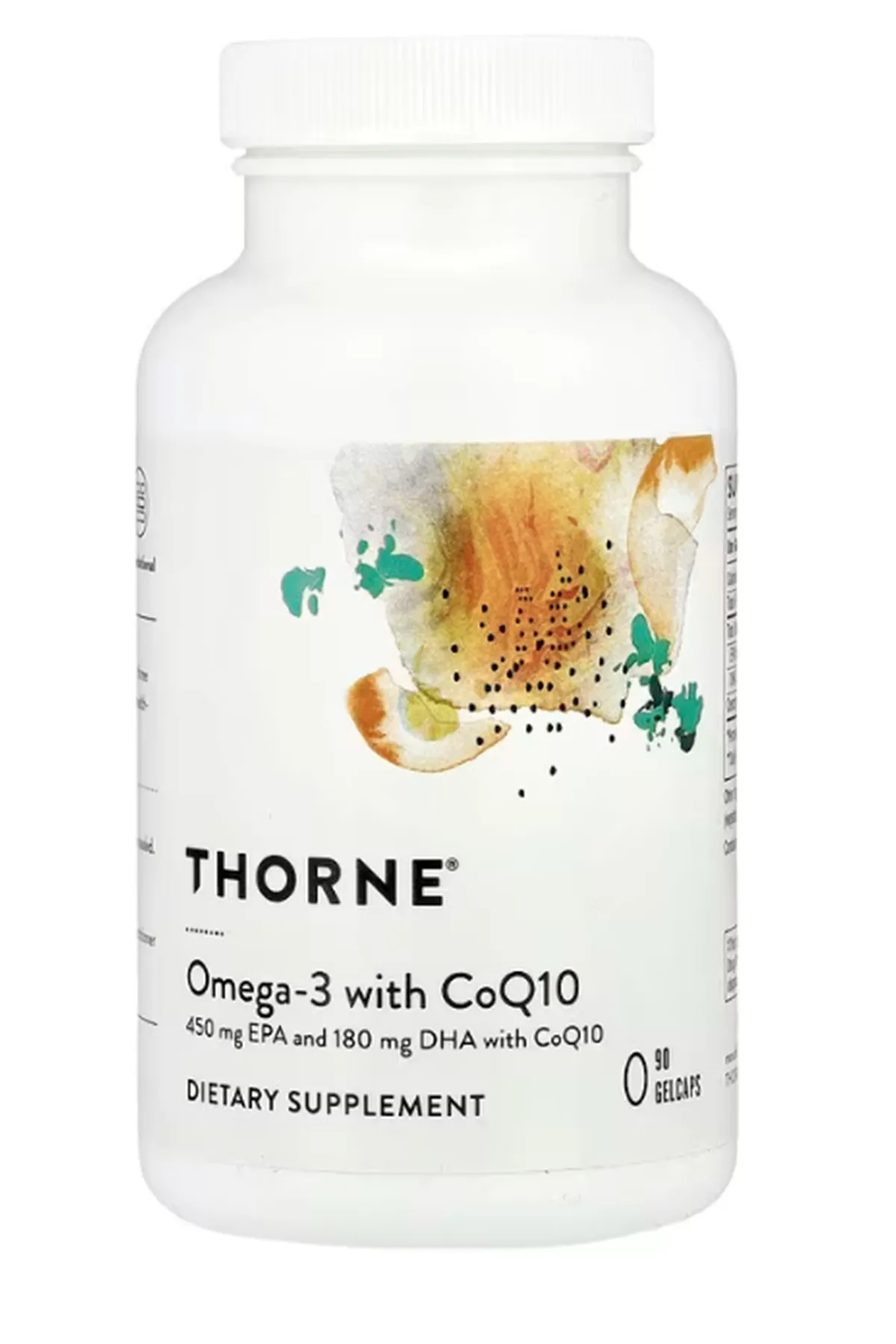 Thorne, Omega-3 with CoQ10, 90 Gelcaps.(Ösg Özel Sporcu Gıdaları).