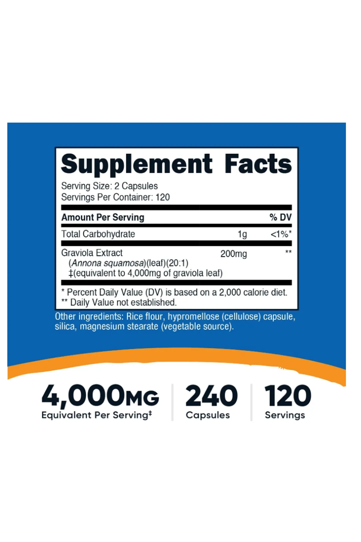 Nutricost Graviola Extract 240 Capsul.(Ösg Özel Sporcu Gıdaları).