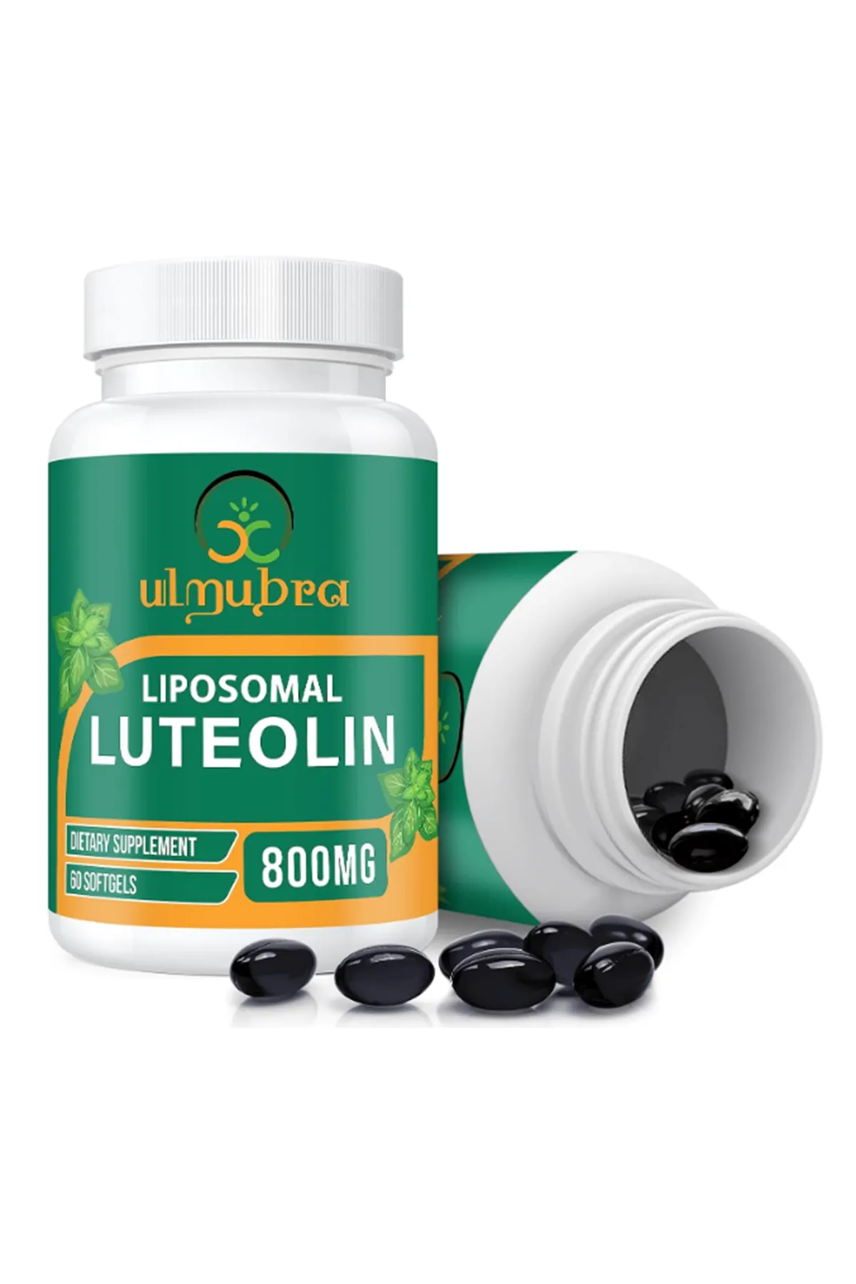 Ulmubra Liposomal Luteolin 800 MG 60 Softgels.(Ösg Özel Sporcu Gıdaları).