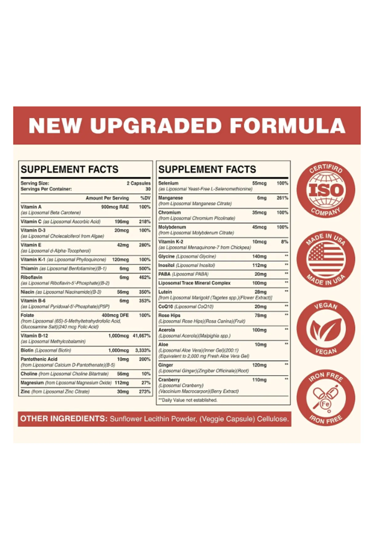 Sambugra Liposomal Multivitamin for Women 50+ 60 Capsul.(Ösg Özel Sporcu Gıdaları)